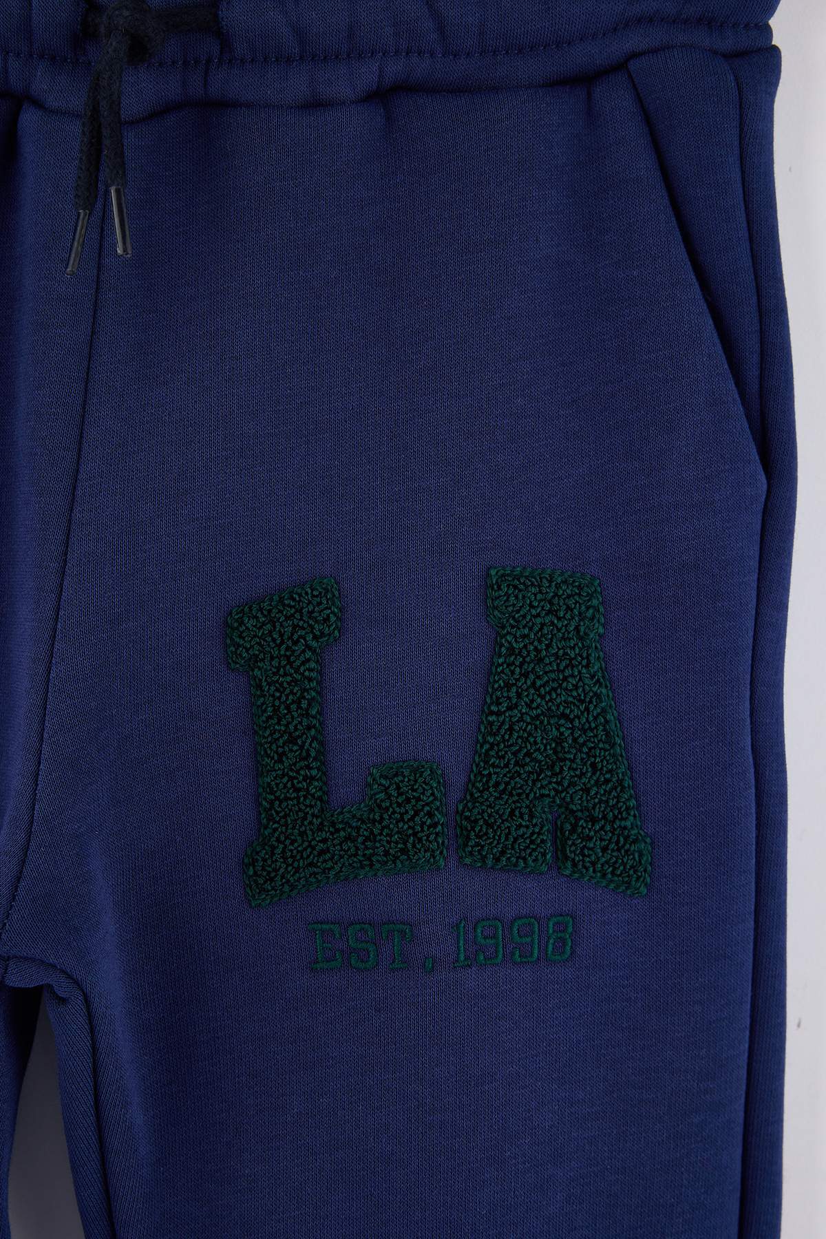 Boys' Navy Fleece-Lined Two-Piece Set