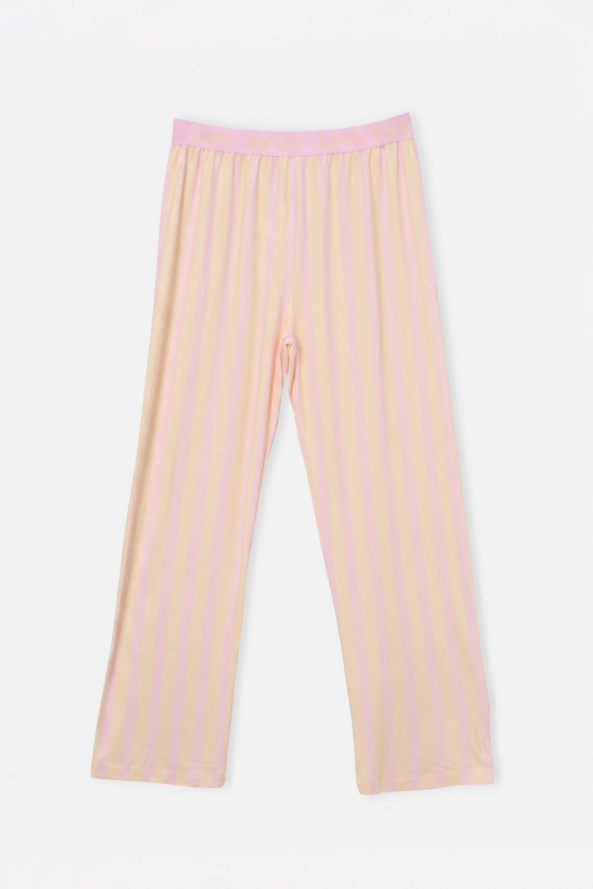 Girls' Yellow Printed Pyjama Set