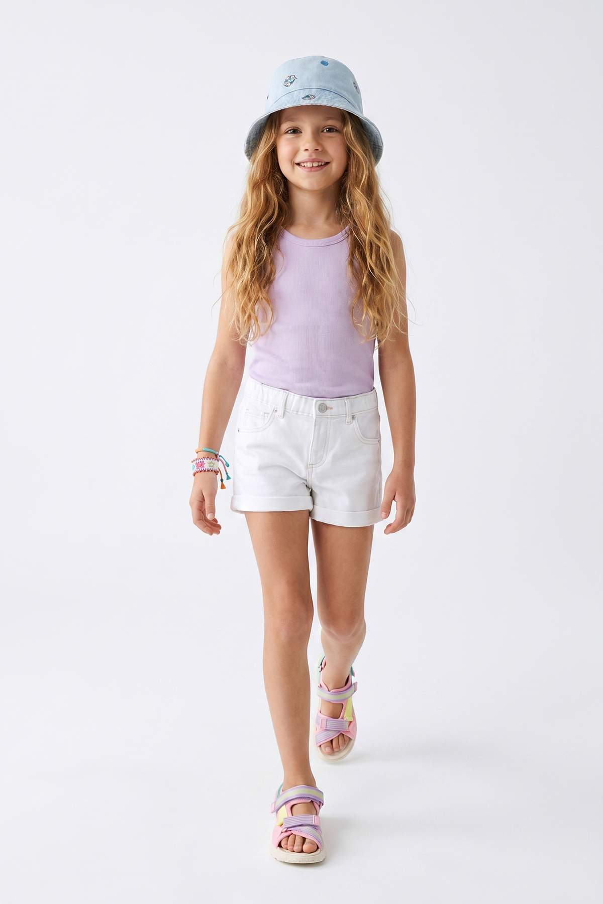Girls' Blue & Lilac Vest 2-Pack