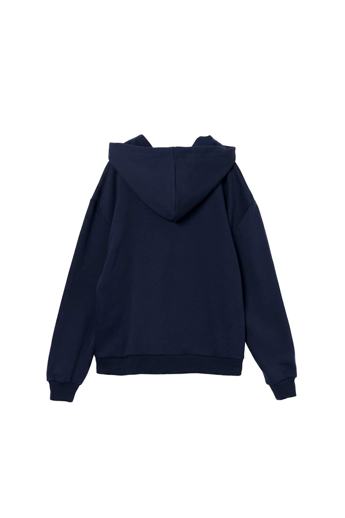 Boys' Printed Thick Zip-Up Hoodie