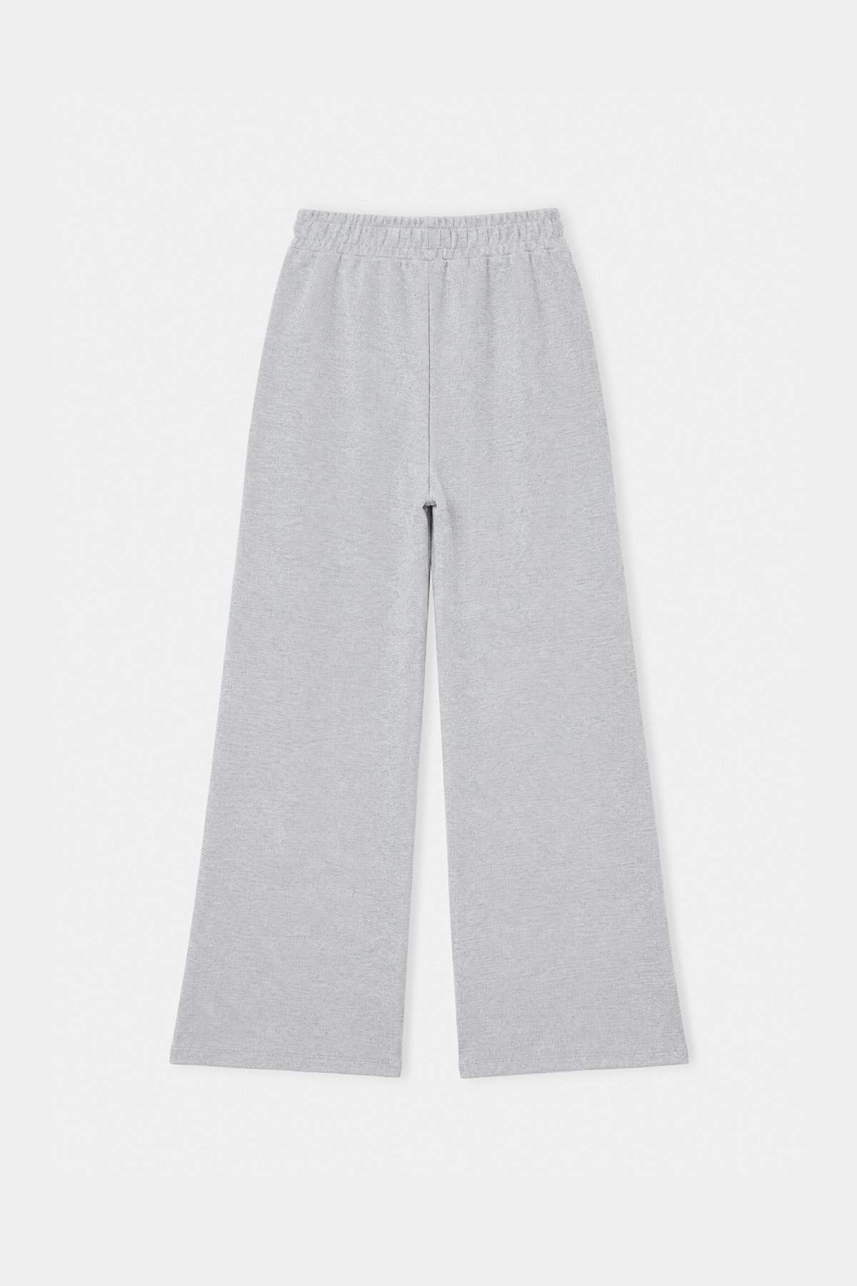 Girls' Grey Knit Trousers