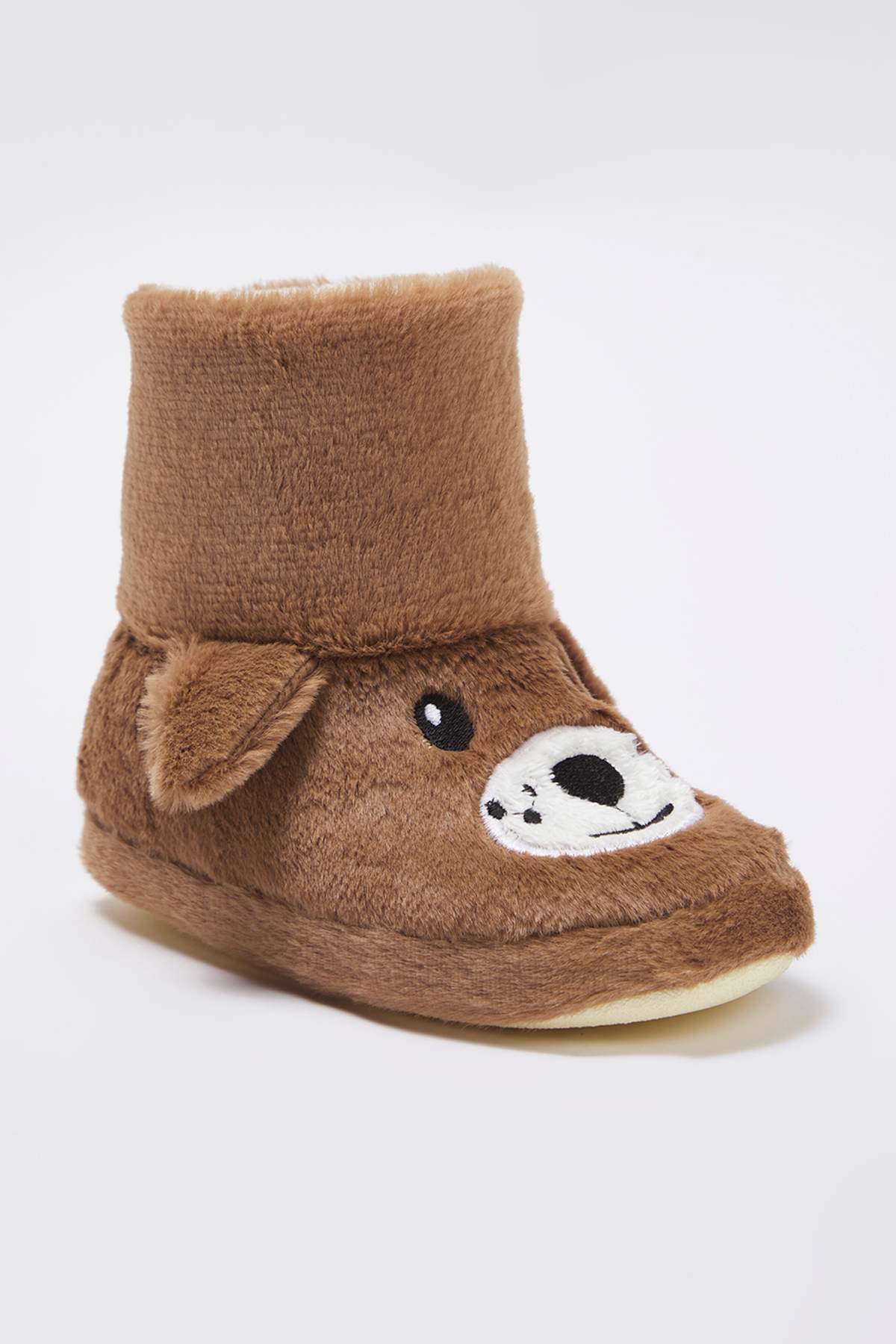 Boys' Brown Slipper Boots