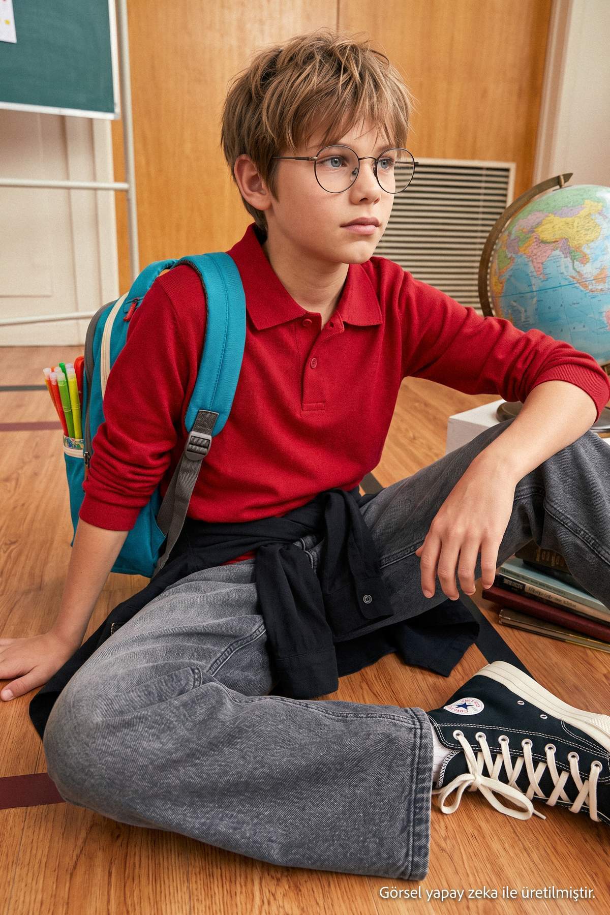 Kids' White Plain T-Shirt