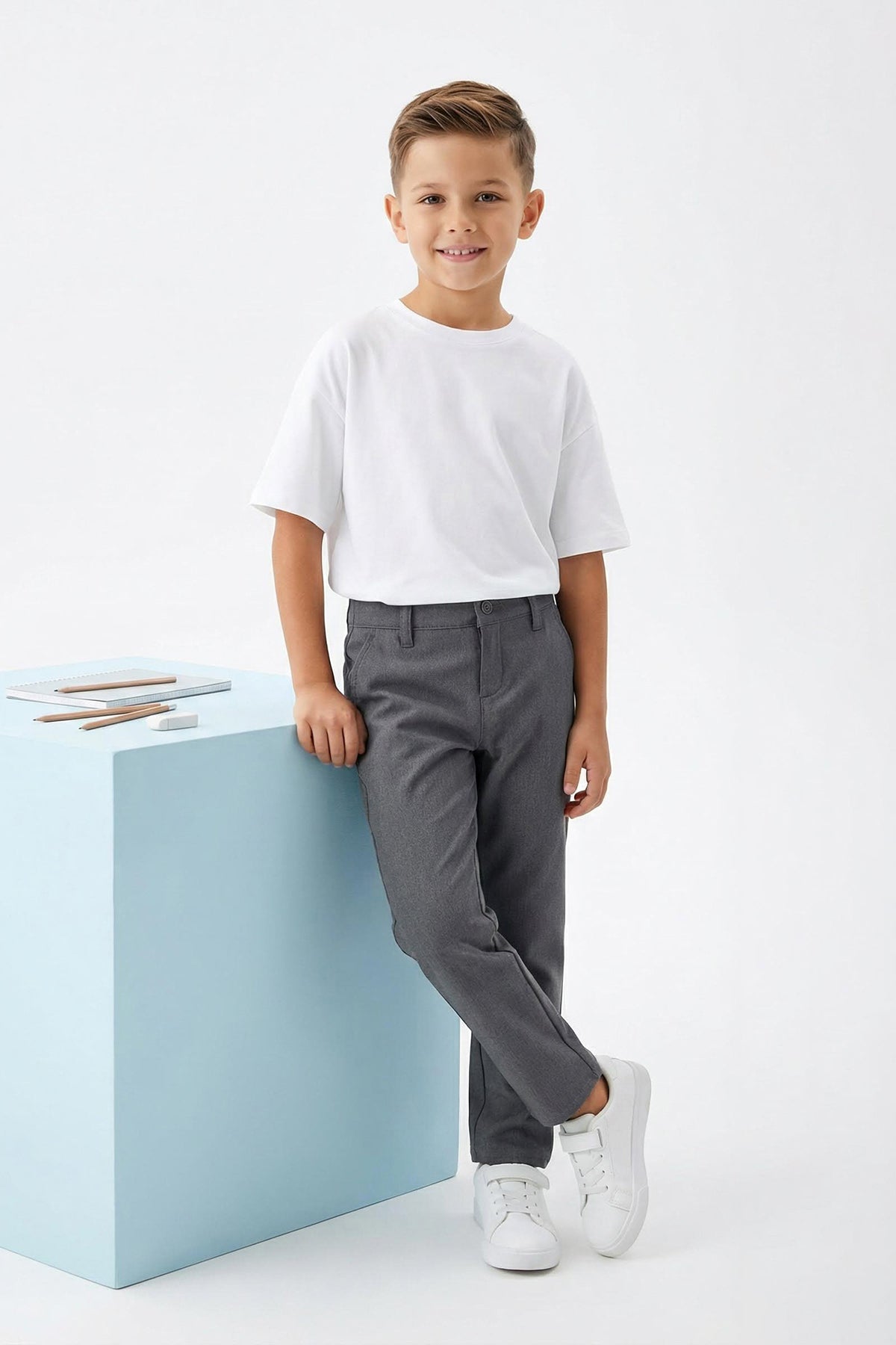 Boys' Basic School Trousers