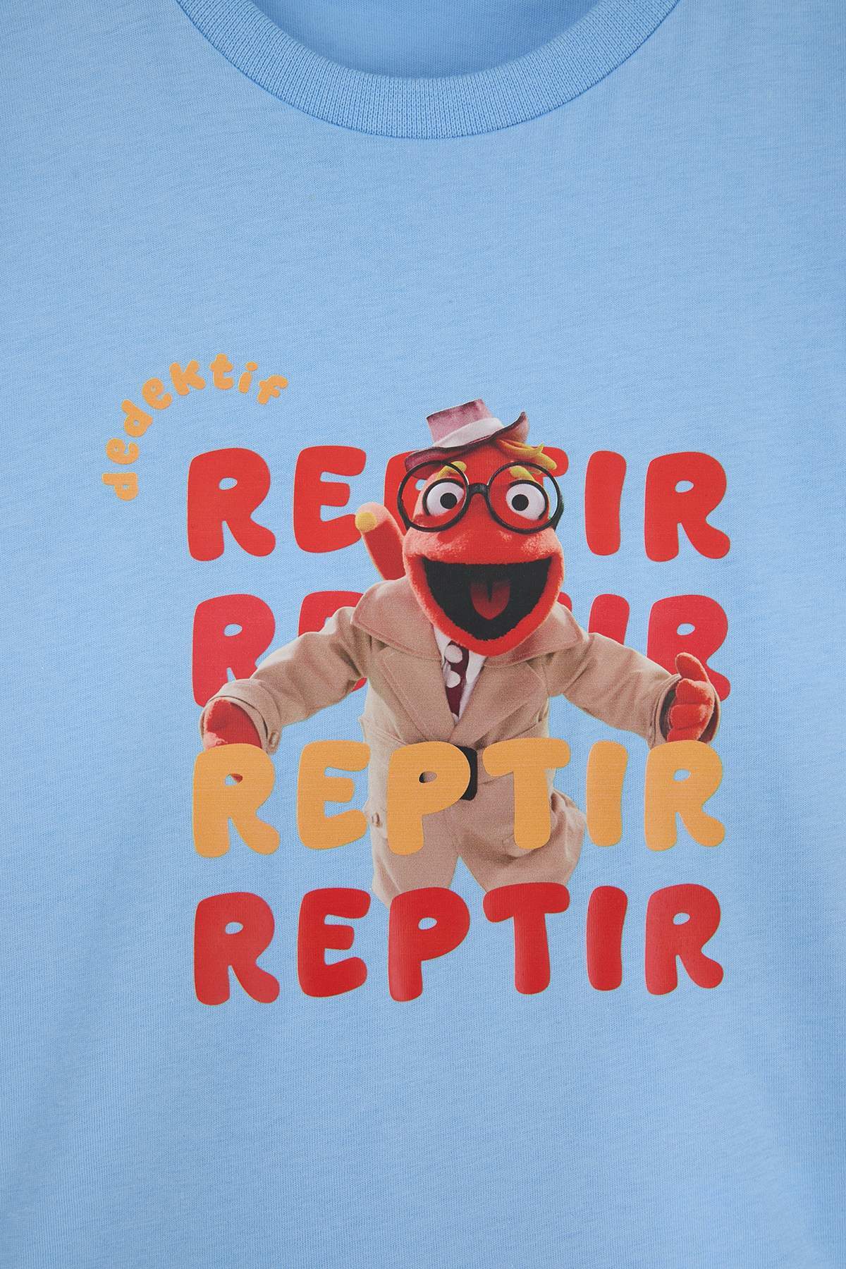 Boys' Blue Detective Character-Print T-Shirt
