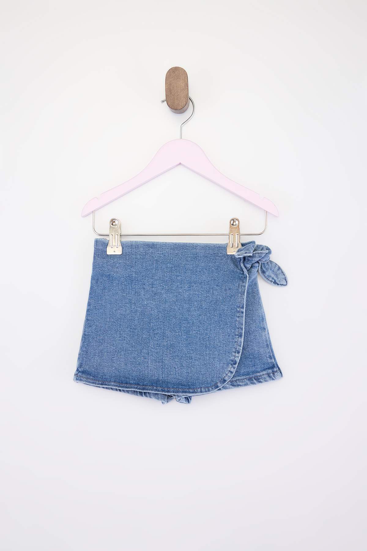 Girls' Light Blue Denim Skirt