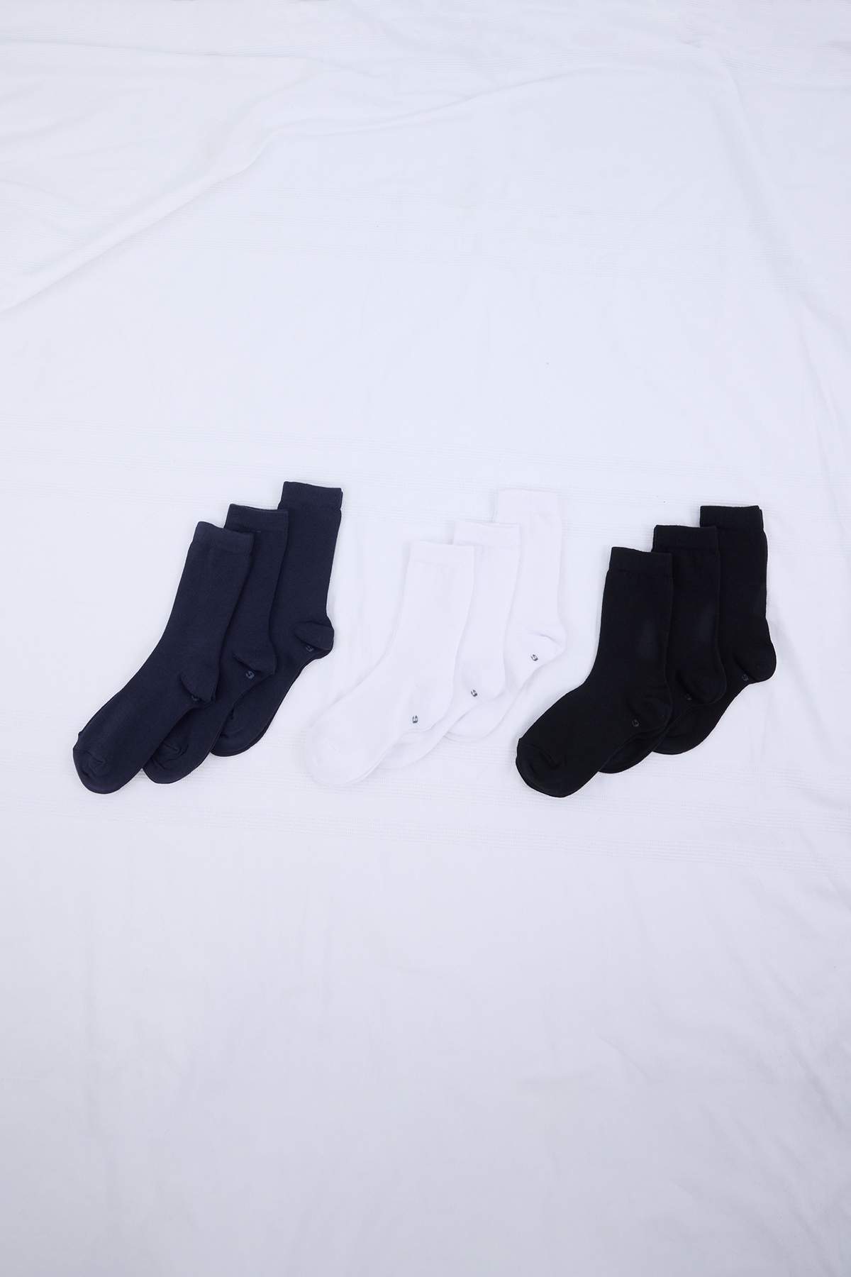 Boys' Plain School Socks 9-Pack
