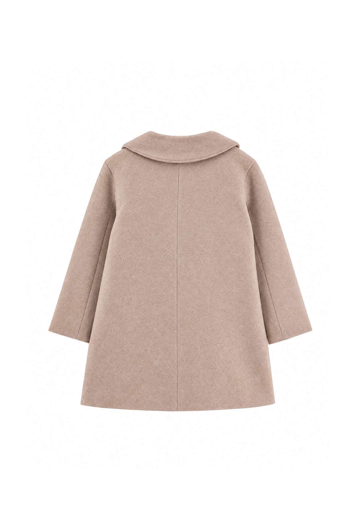 Girls' Classic Button Coat
