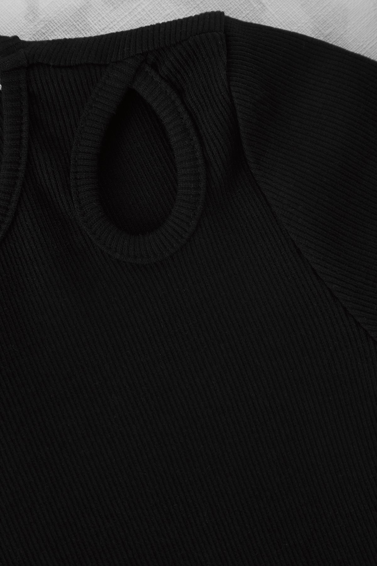 Girls' Cut-Out Detail Cotton T-Shirt