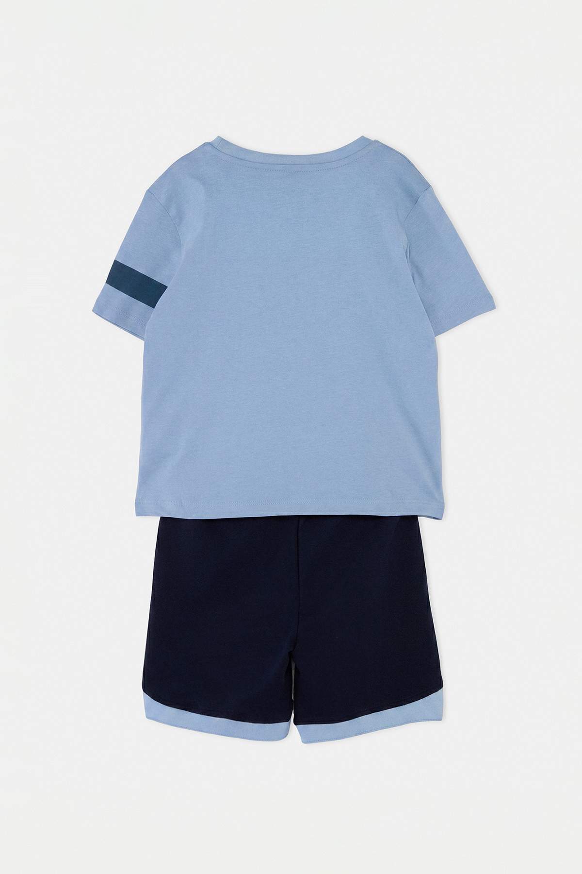 Boys' Embroidered T-Shirt & Shorts Set