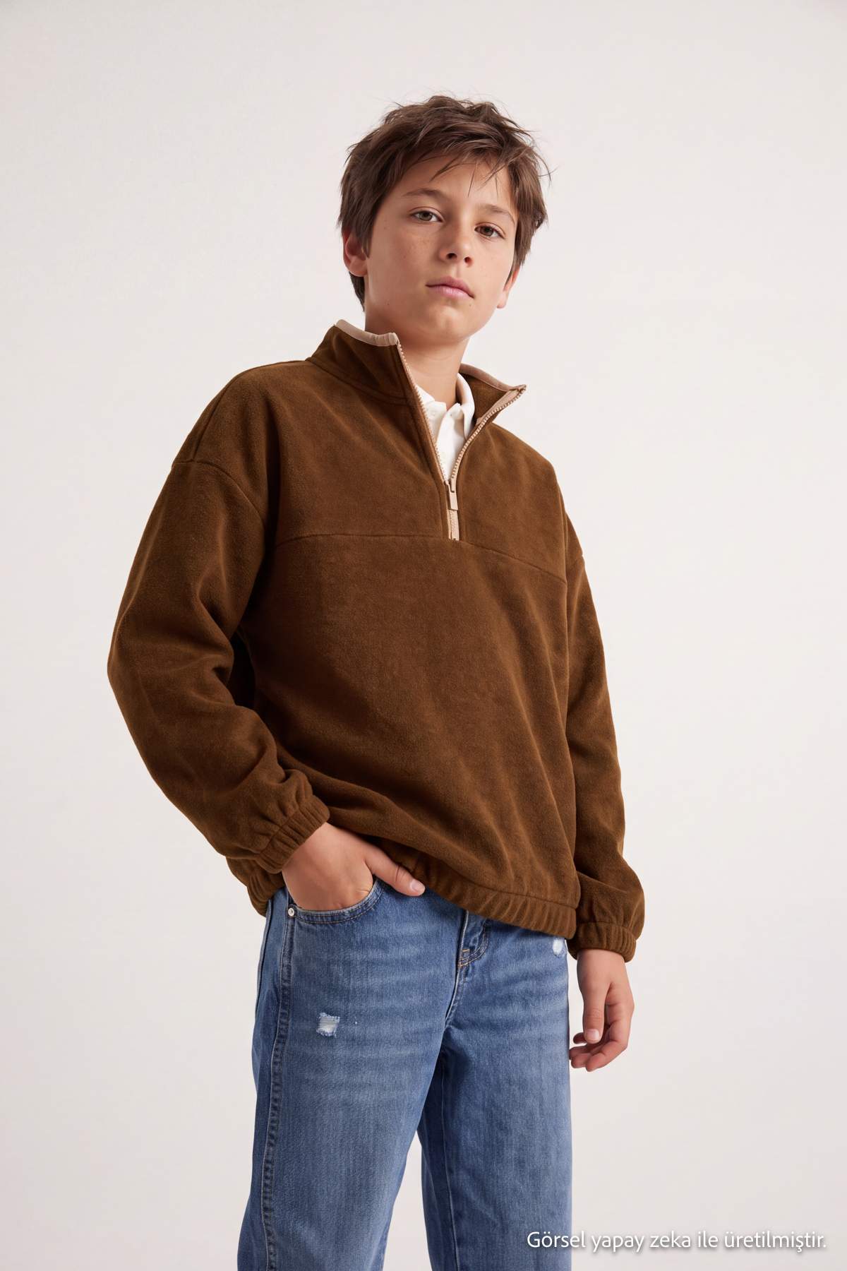 Boys' Fleece Half-Zip Sweatshirt
