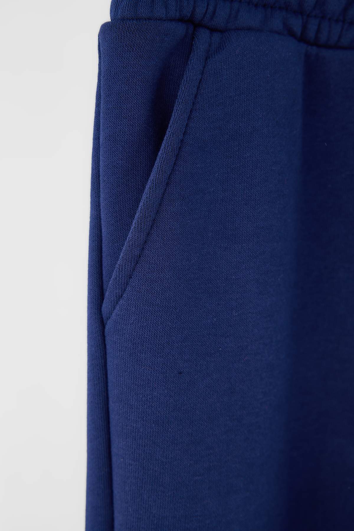 Girls' Navy Thick Jogger Pants