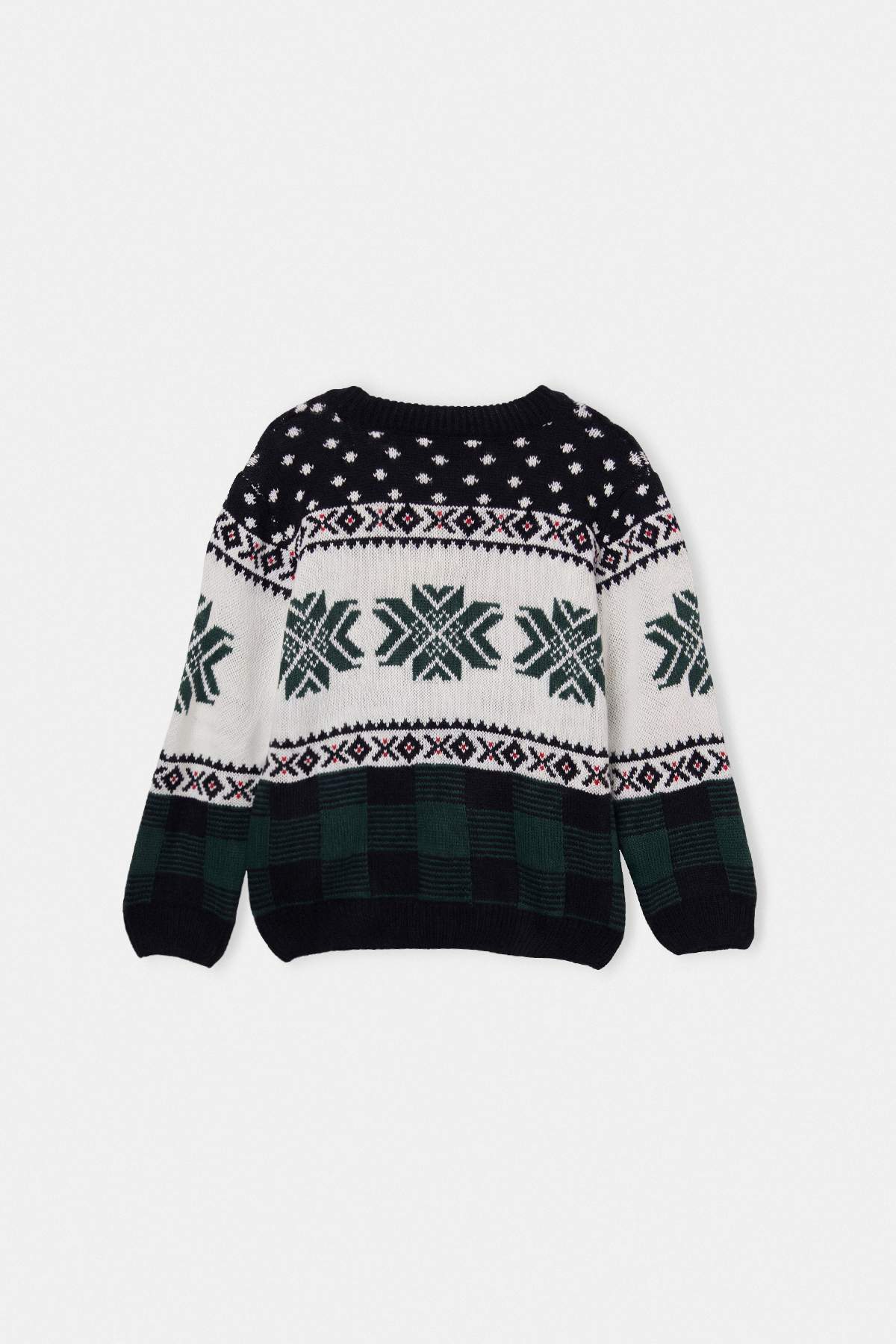 Boys' Navy Winter Truck Jumper
