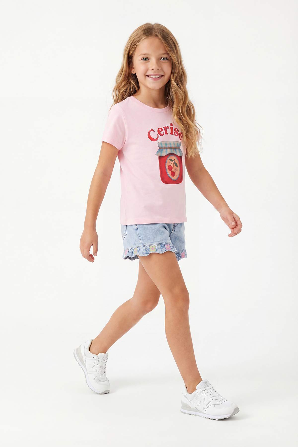 Girls' Yellow & Pink Printed T-Shirt 2-Pack
