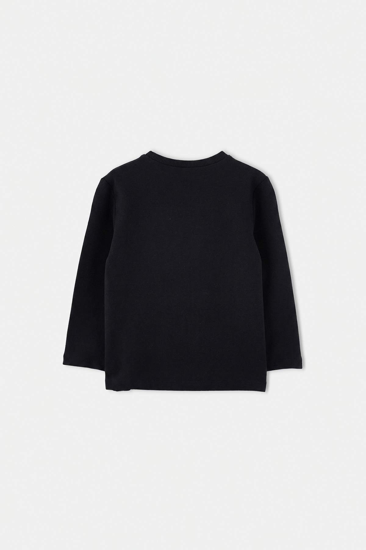 Kids' Crew-Neck Sweatshirt with Mini Bag