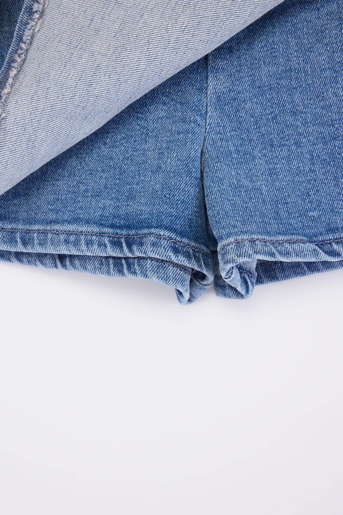 Girls' Light Blue Denim Skirt