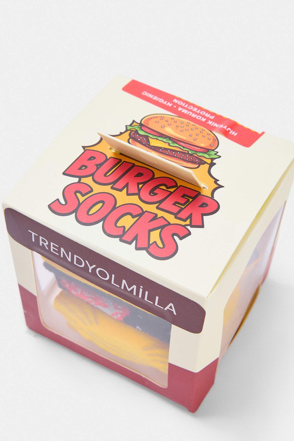 Kids' Socks 2-Pack in Burger Gift Box