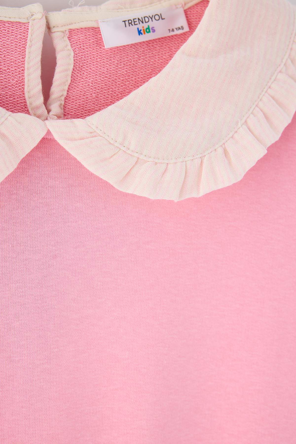 Girls' Cotton Peter Pan Collar Sweatshirt