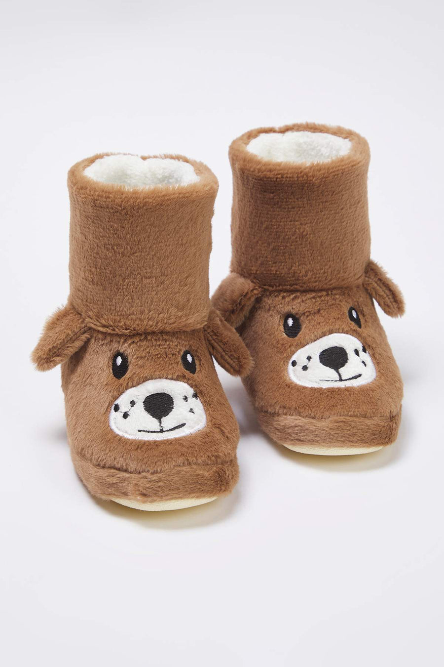 Boys' Brown Slipper Boots