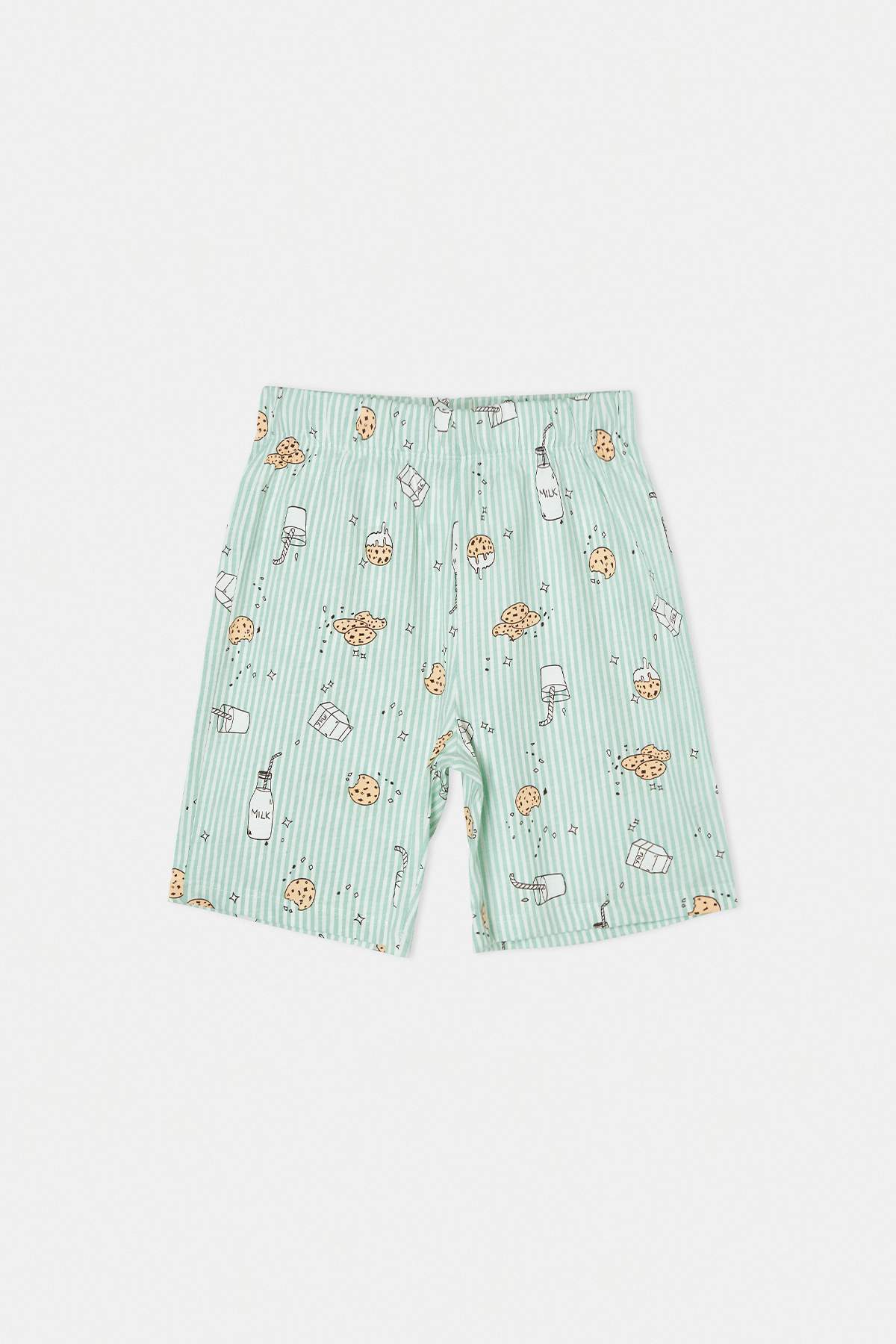 Kids' Green Cotton Pyjama Set
