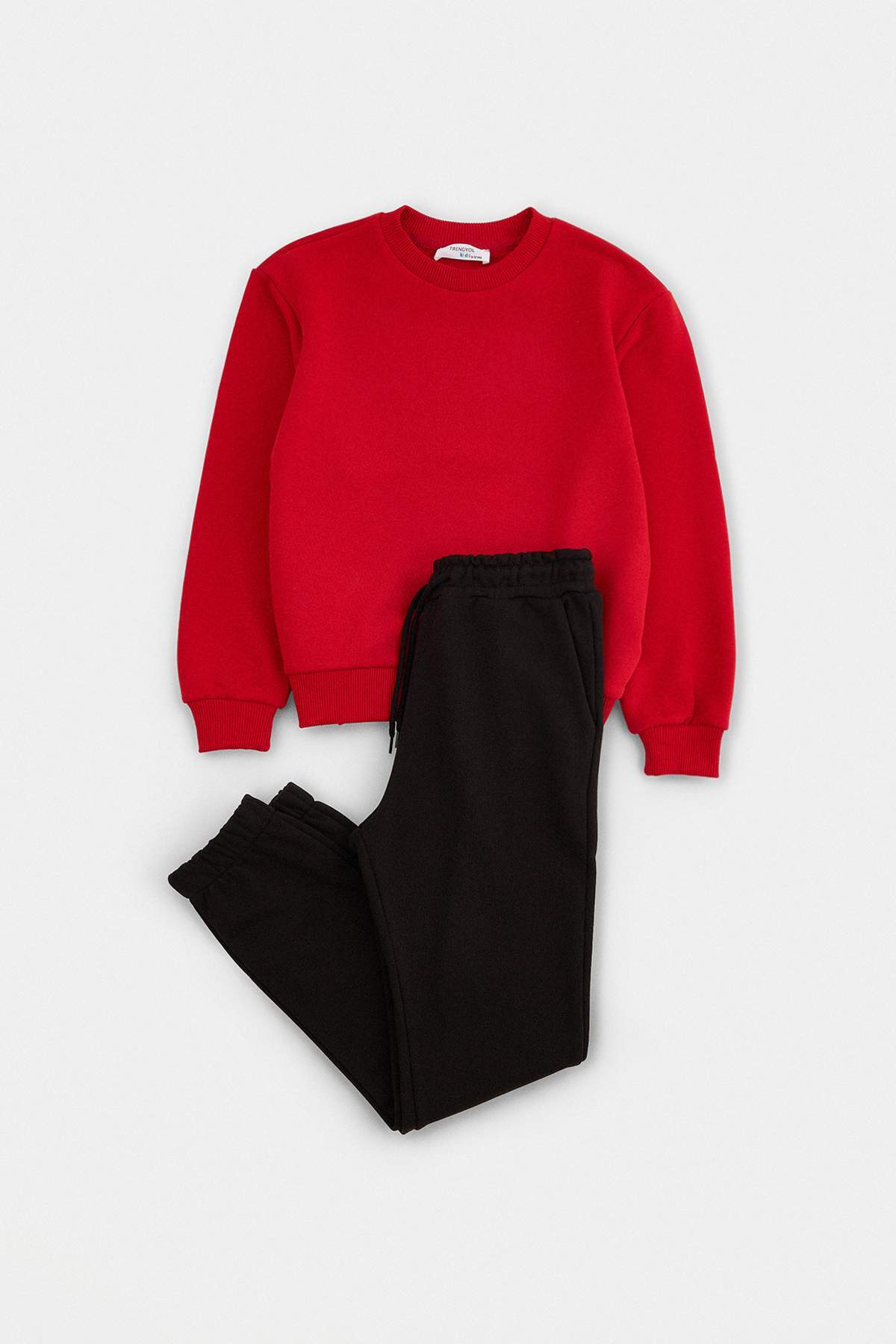 Boys' Red Printed Two-Piece Set