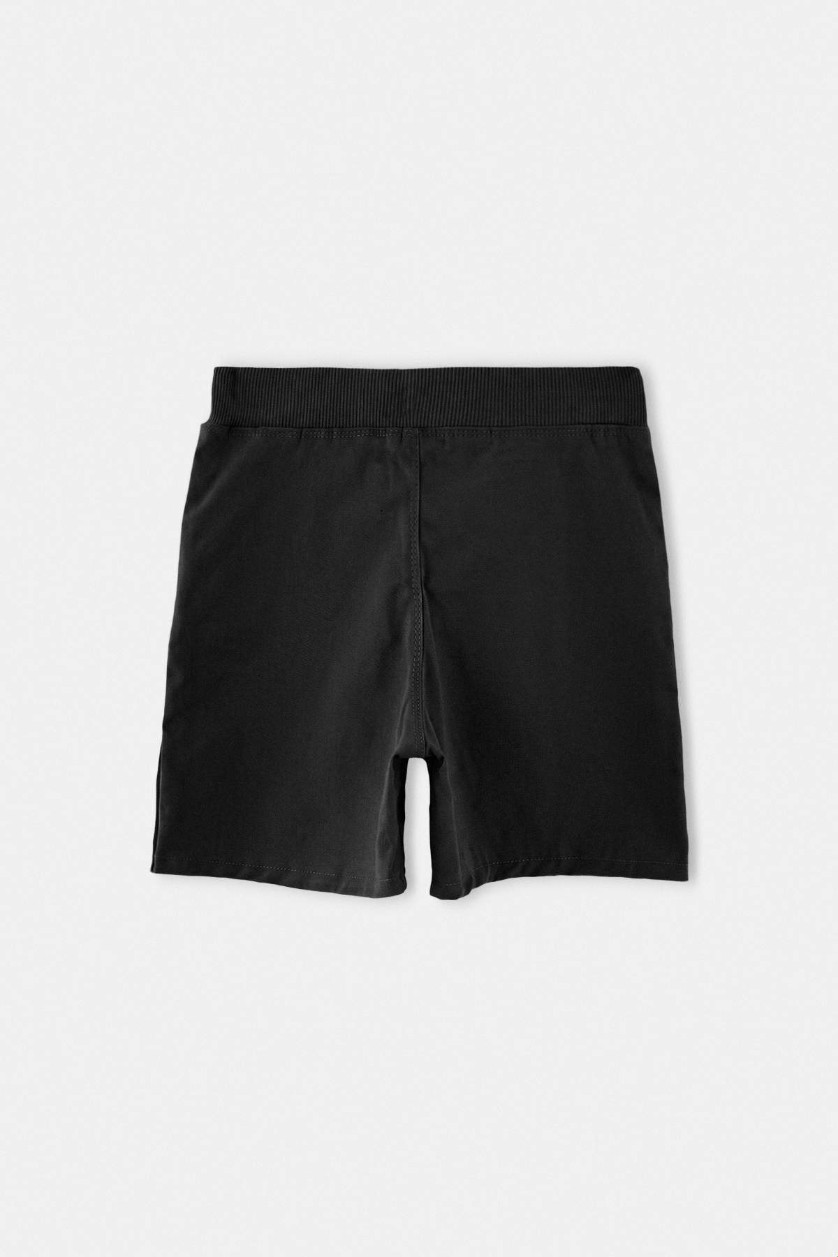 Girls' Cotton Gabardine School Skirt with Elastic Waist