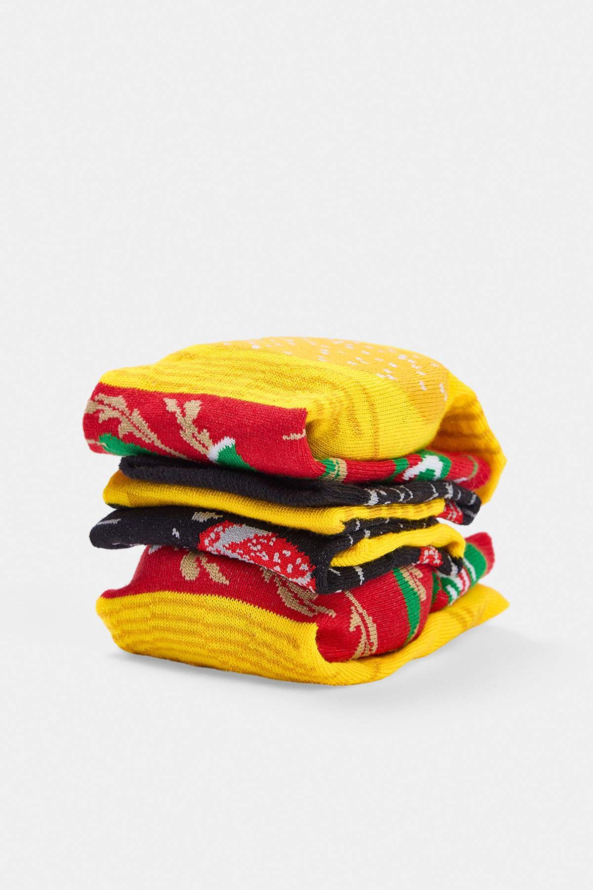Kids' Socks 2-Pack in Burger Gift Box