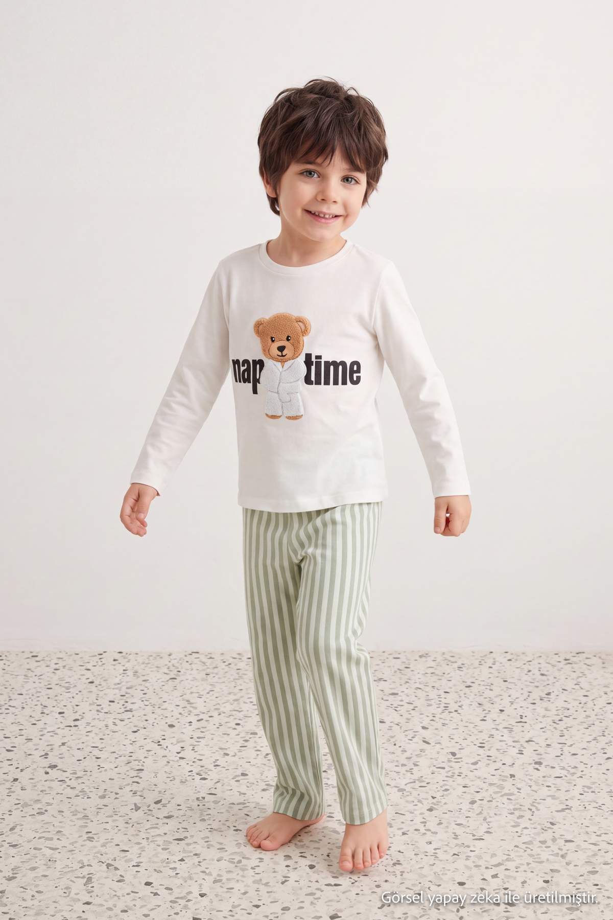 Kids' Printed Cotton Pyjama Set