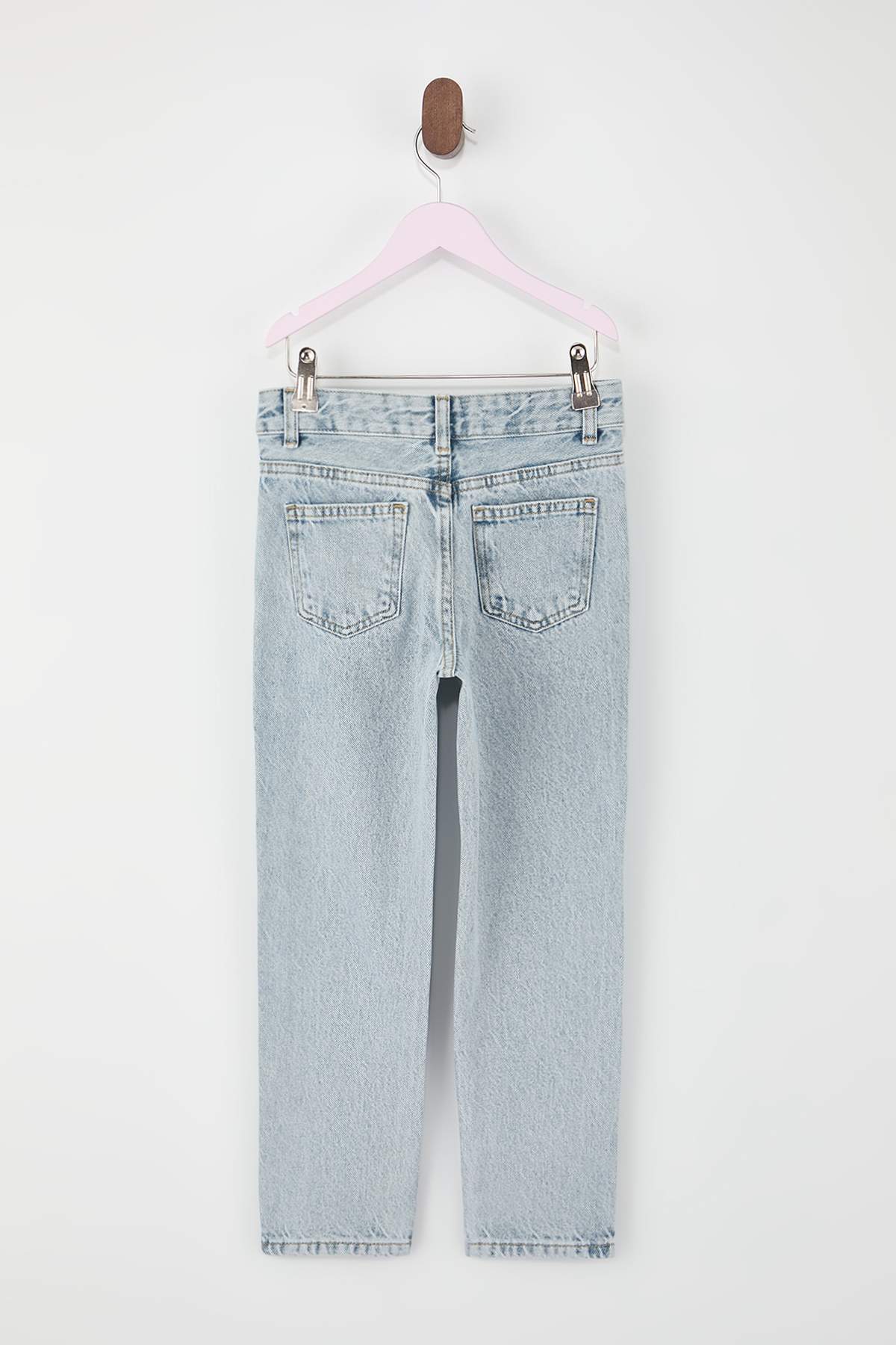 Boys' Ice Blue Stretch Adjustable-Waist Jeans
