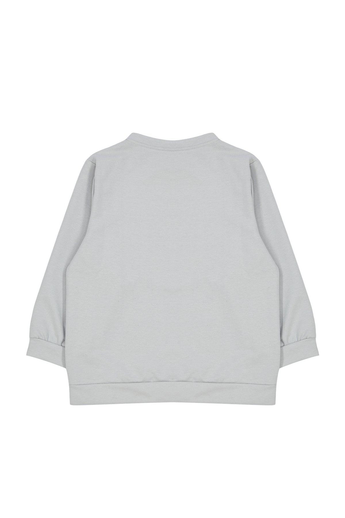 Boys' Grey Space-Print Lightweight Sweatshirt