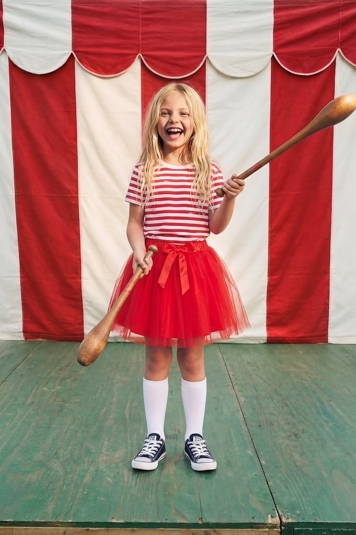 Girls' Ribbon Tutu Skirt