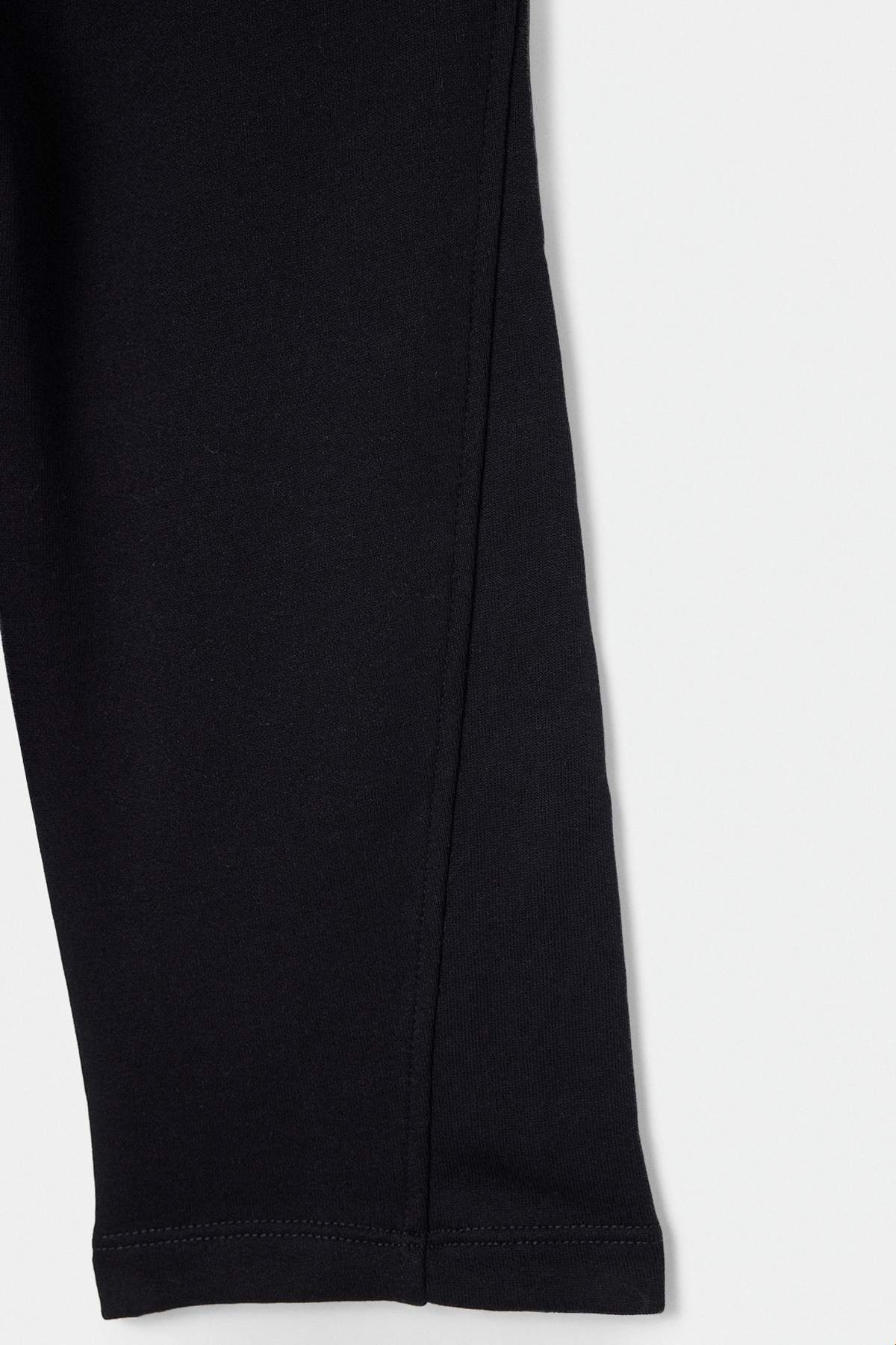 Boys' Black Wide-Leg Joggers