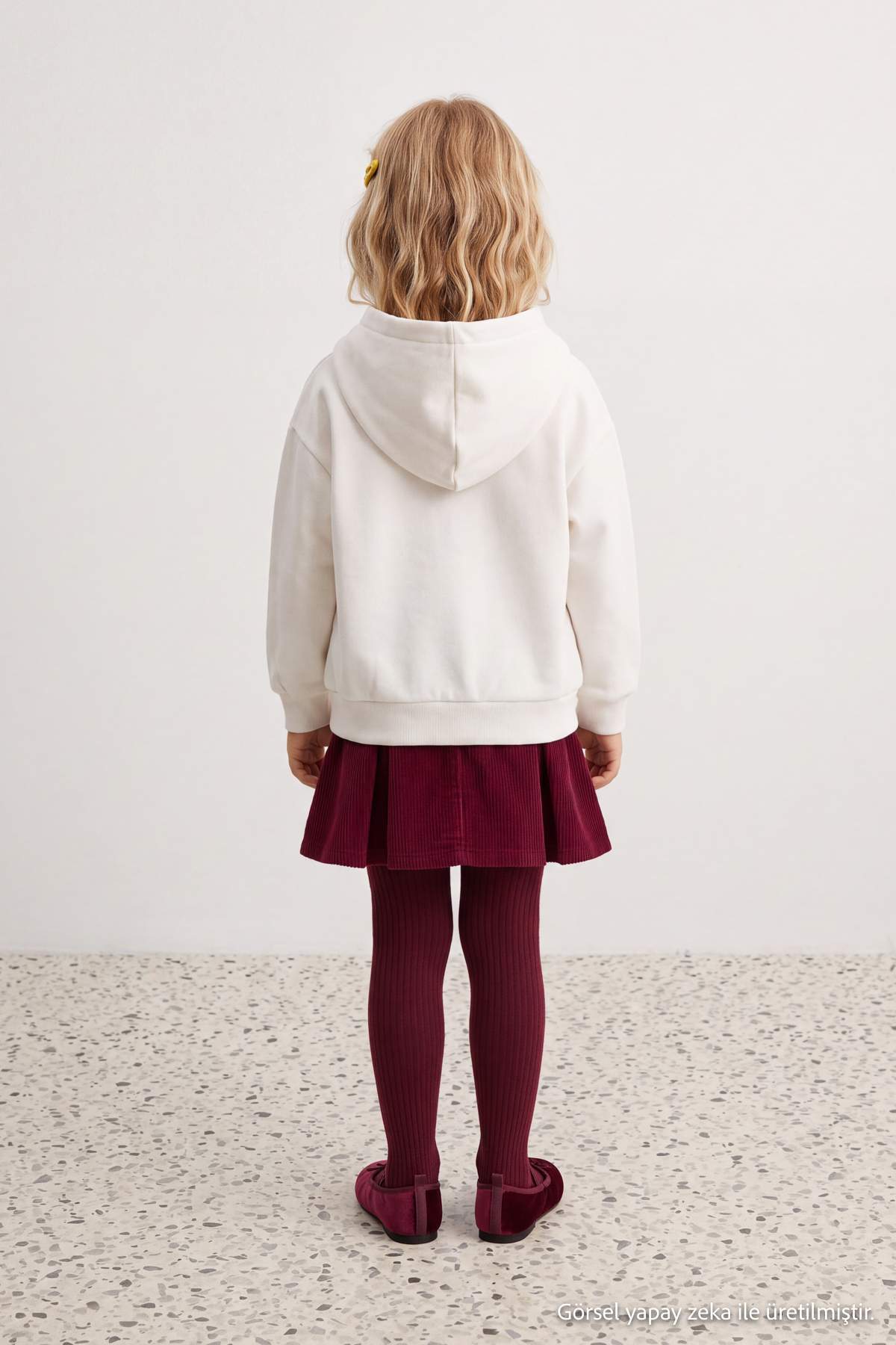 Girls' Ecru Capybara Sweatshirt