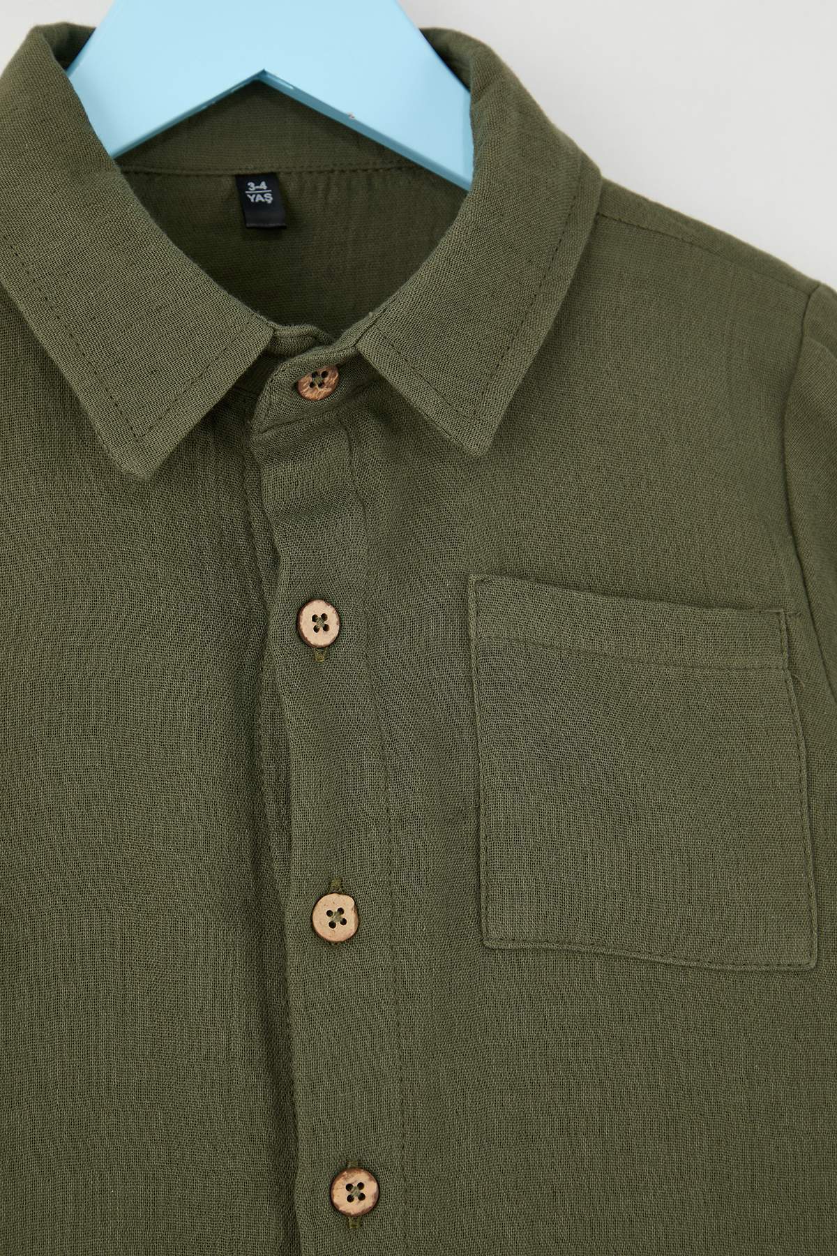 Boys' Textured Shirt & Trousers Set