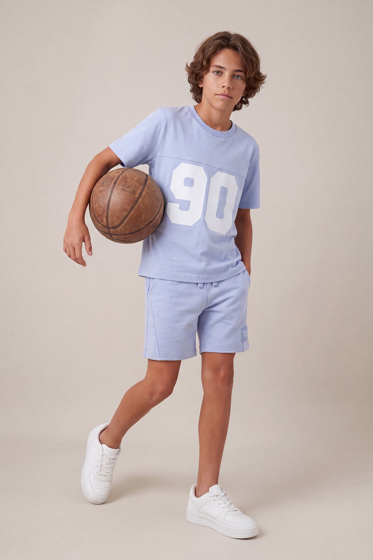 Boys' Number-Print T-Shirt & Shorts Set