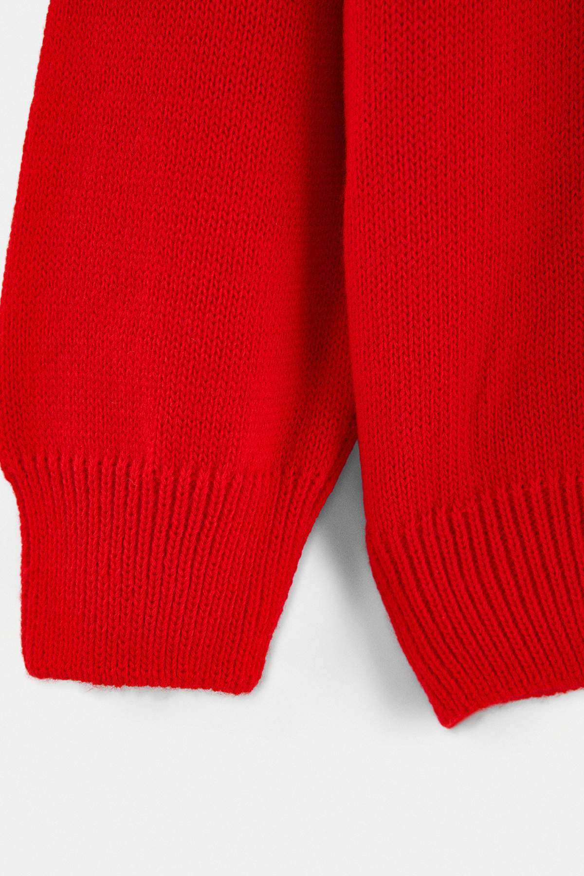 Girls' Red Teddy Bear Jumper