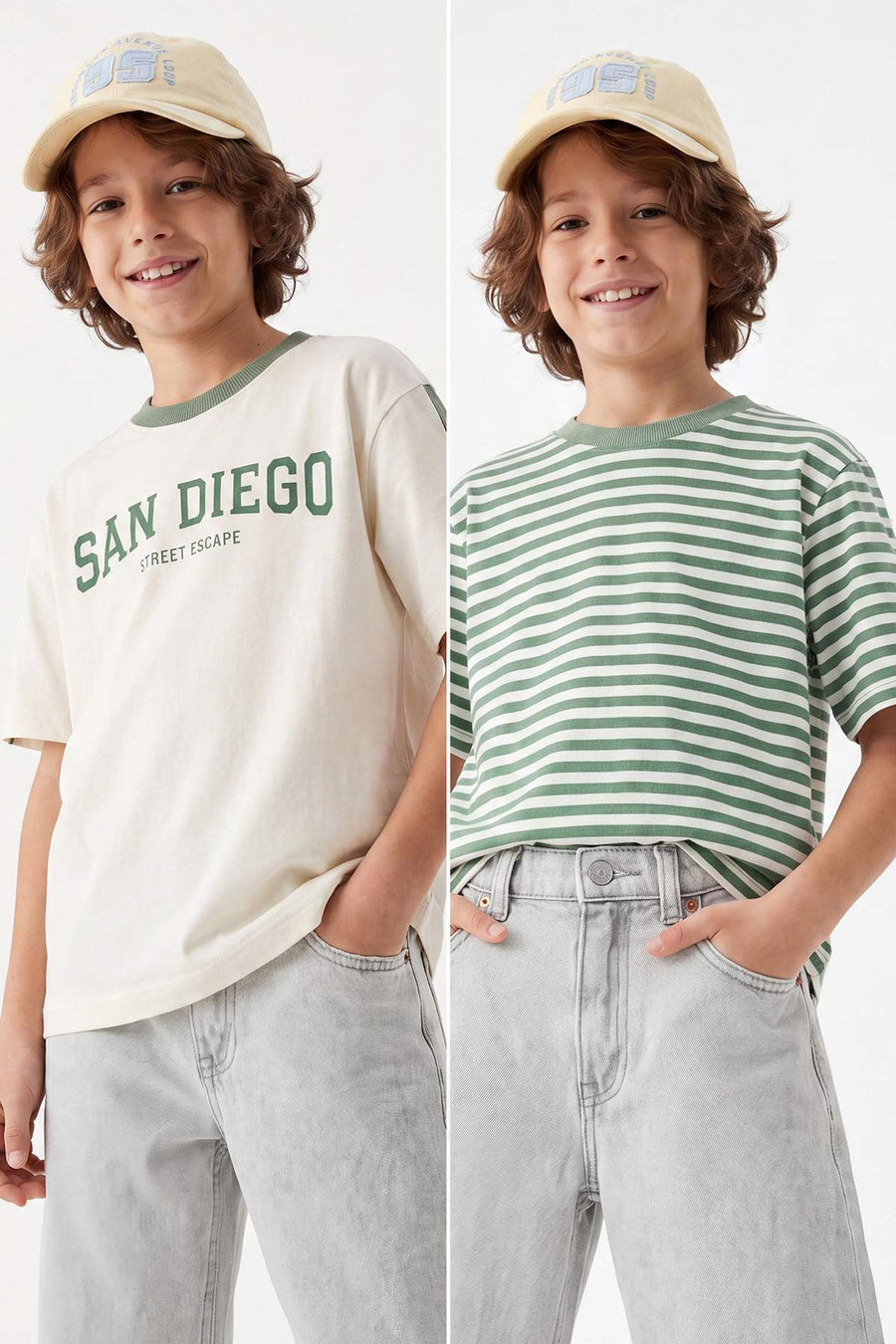 Boys' Striped T-Shirt 2-Pack