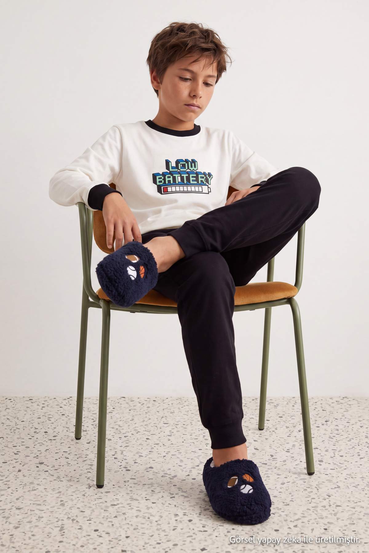 Boys' Ecru Pyjama Set