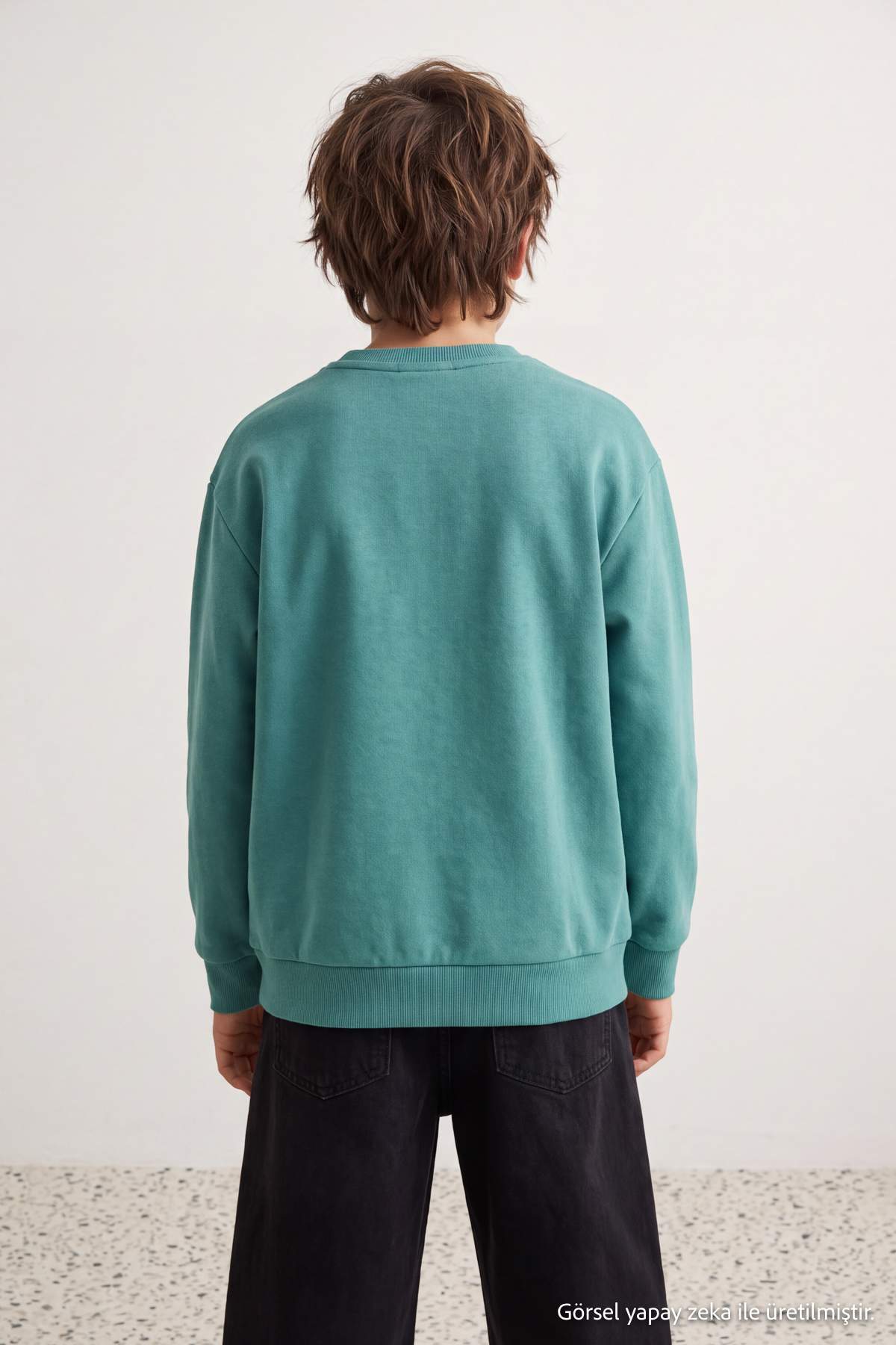 Boys' Mint Number-Print Sweatshirt