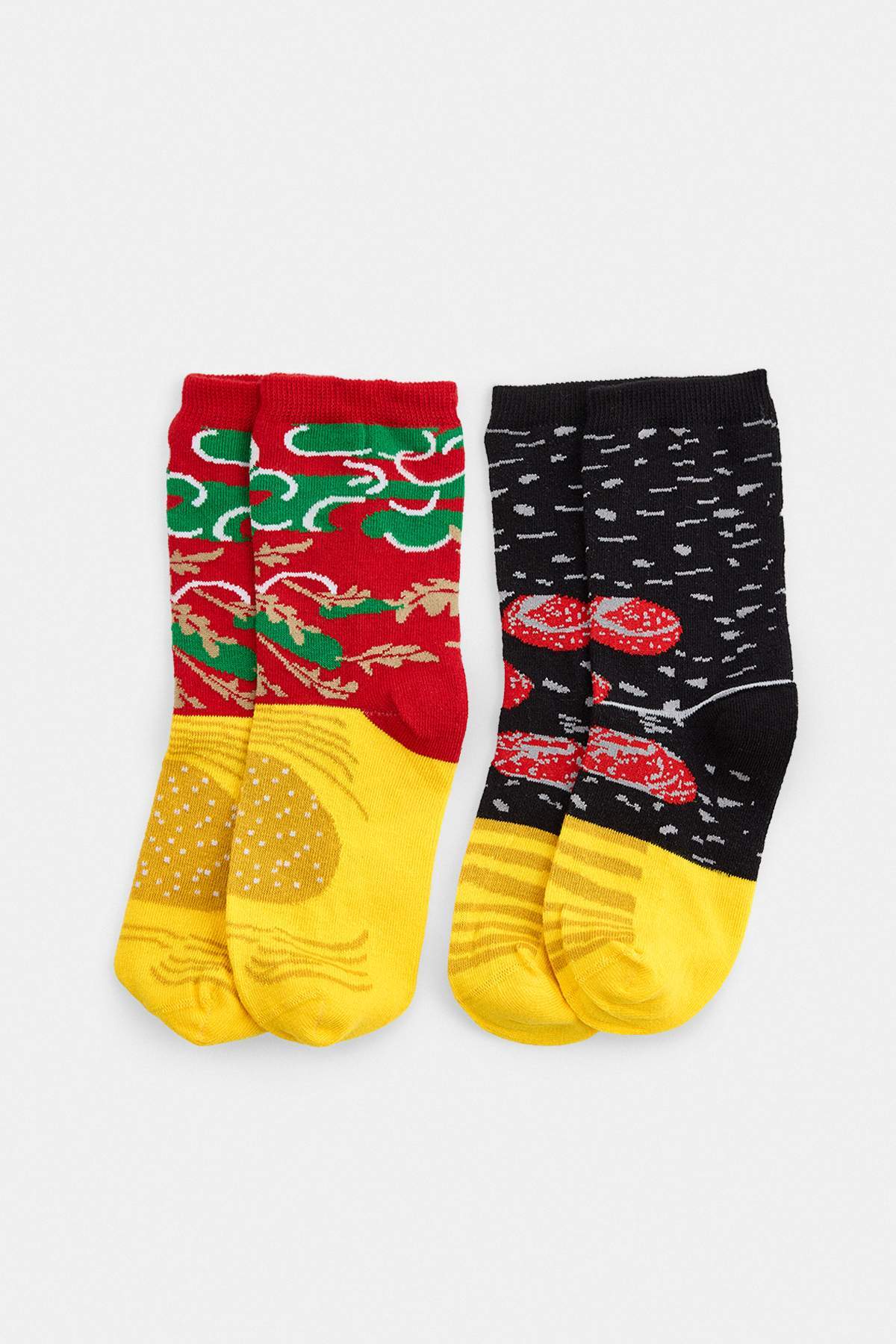 Kids' Socks 2-Pack in Burger Gift Box