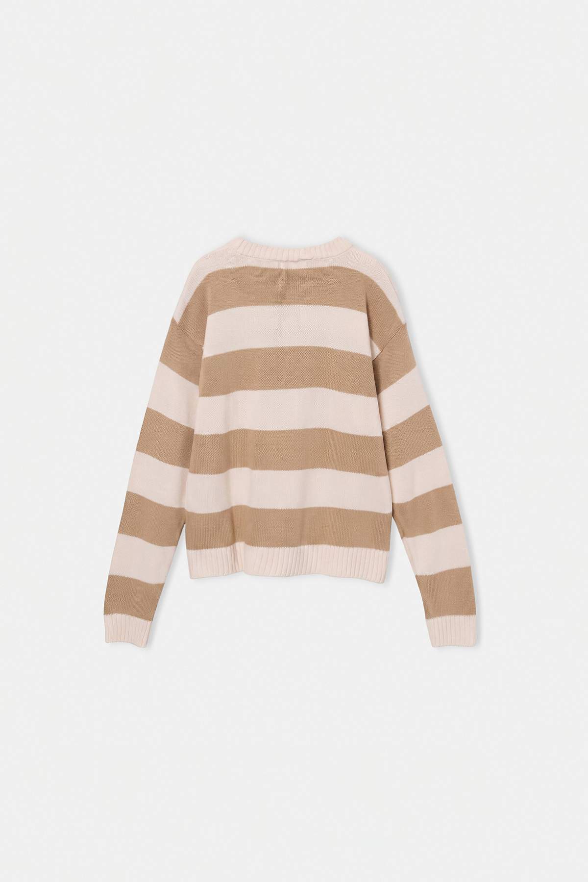 Boys' Striped Crew-Neck Knit Jumper