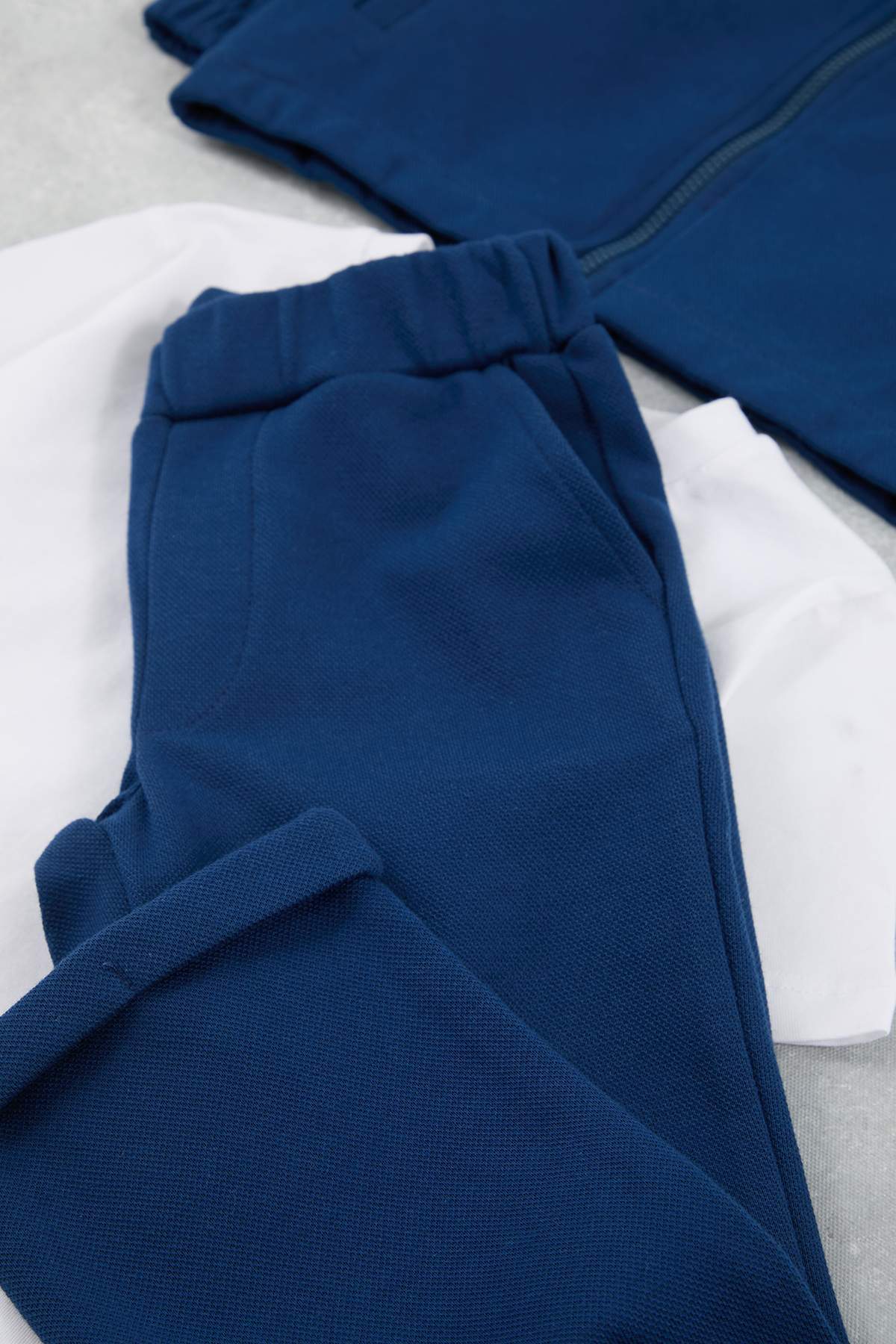 Boys' Indigo Jacket, T-Shirt & Trousers 3-Piece Set