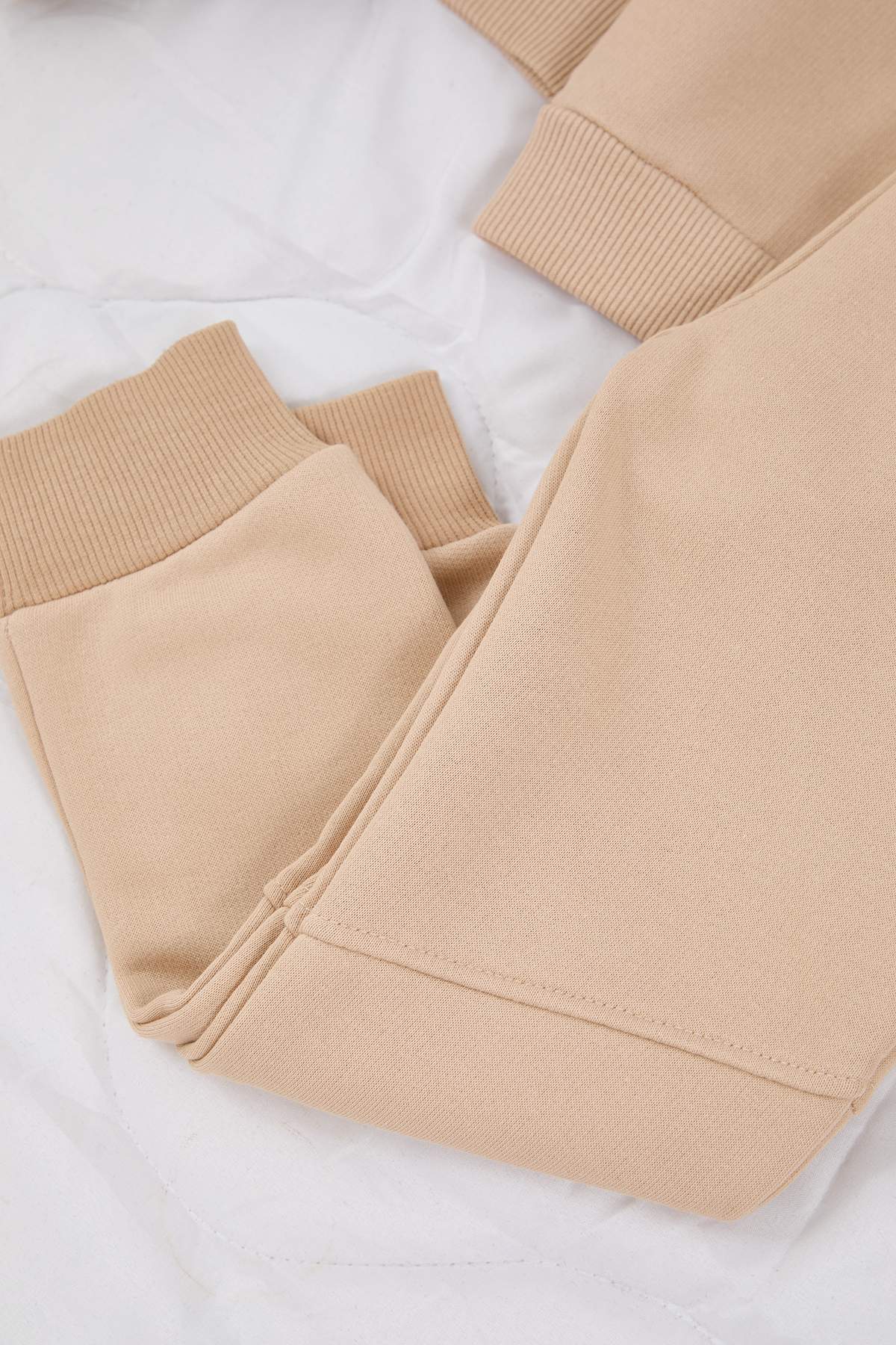 Kids' Cotton High-Neck Oversized Two-Piece Set