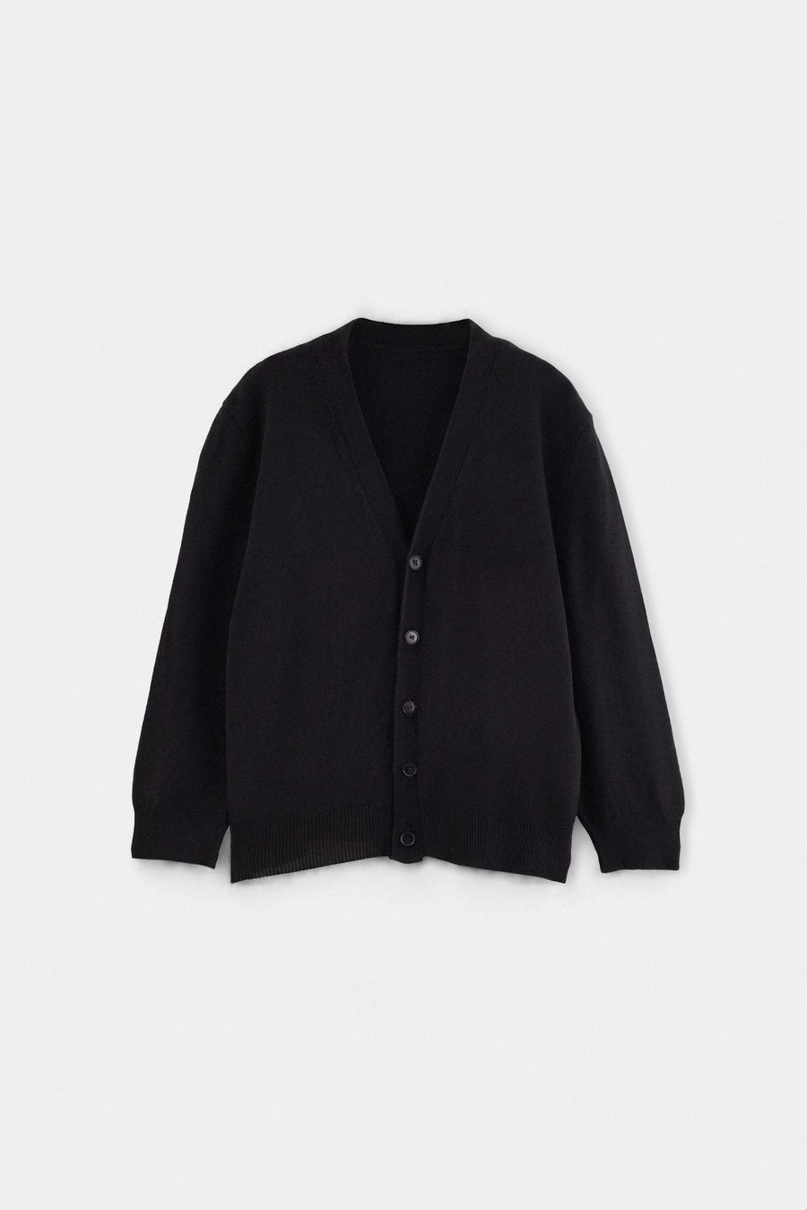 Boys' Grey V-Neck School Knit Cardigan