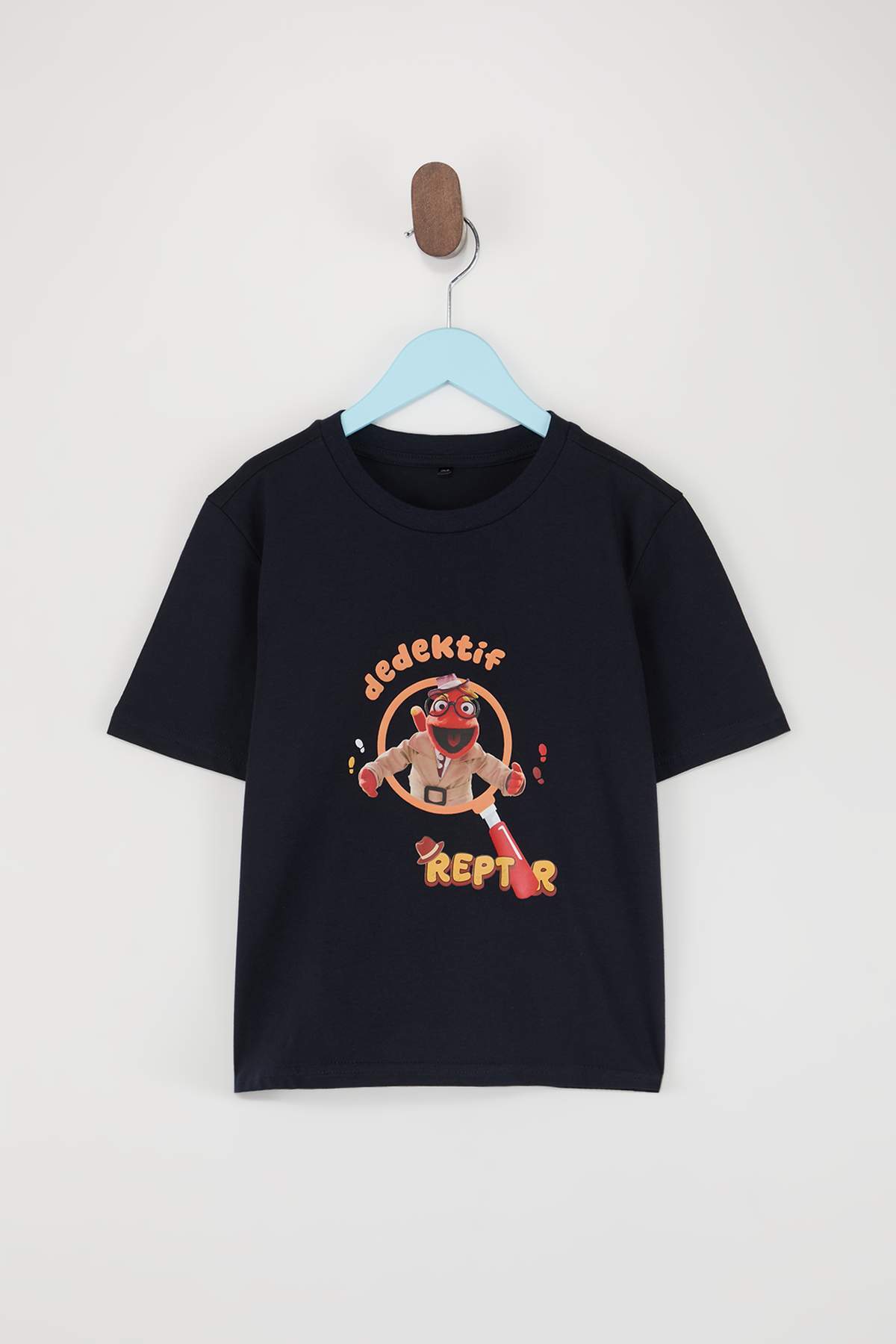 Boys' Navy Detective Character-Print T-Shirt