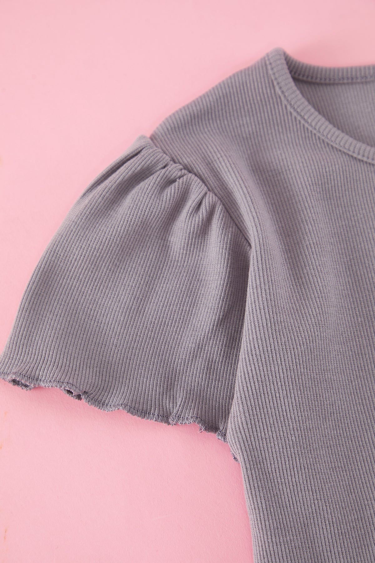 Girls' Embroidered Cotton T-Shirt & Shorts Set