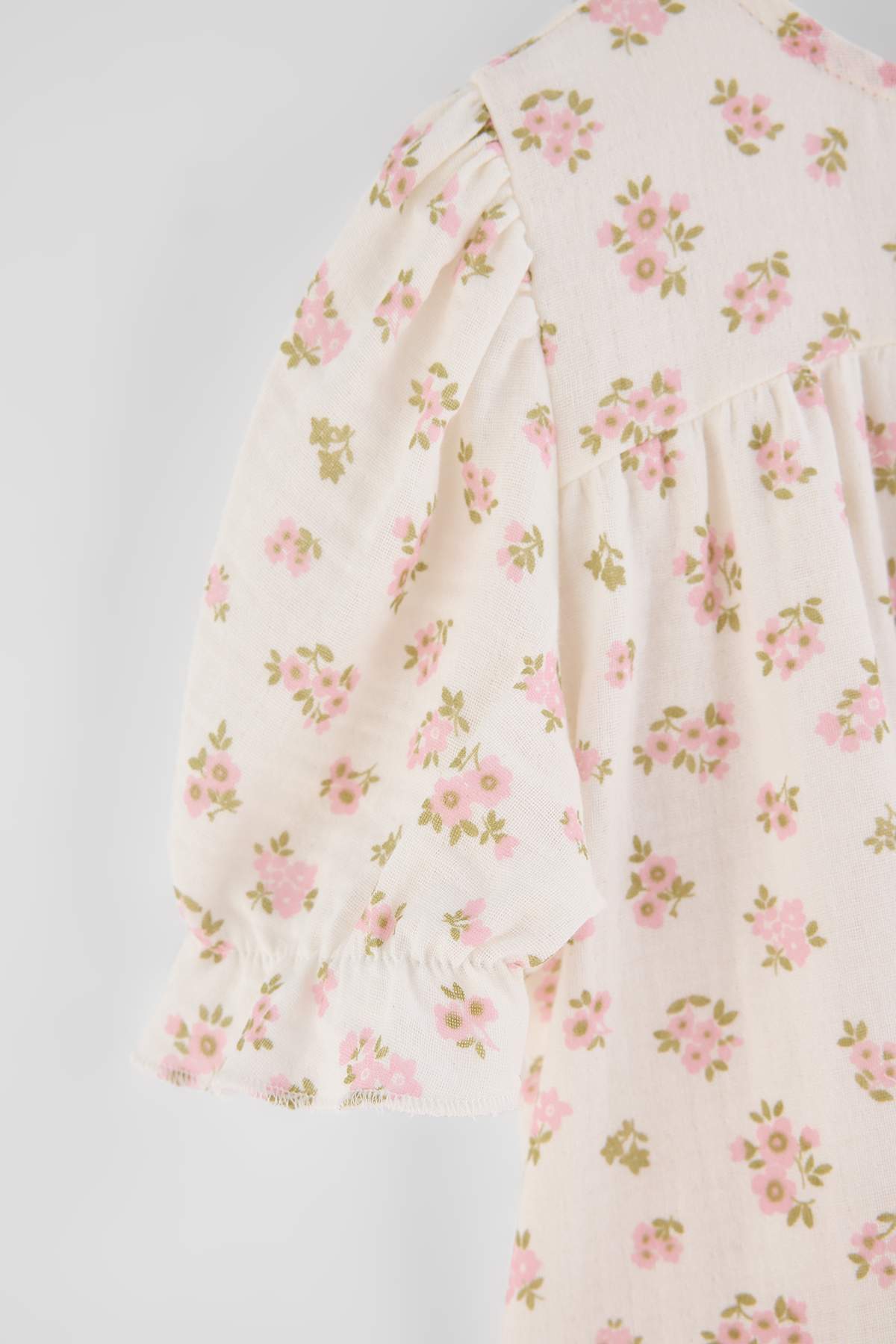 Girls' White Muslin Dress