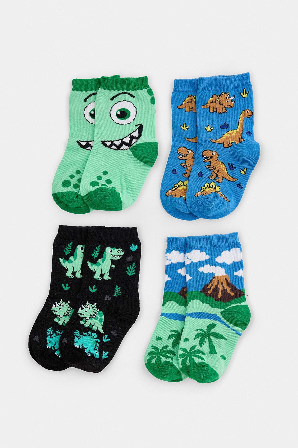 Boys' Football-Print Socks 3-Pack