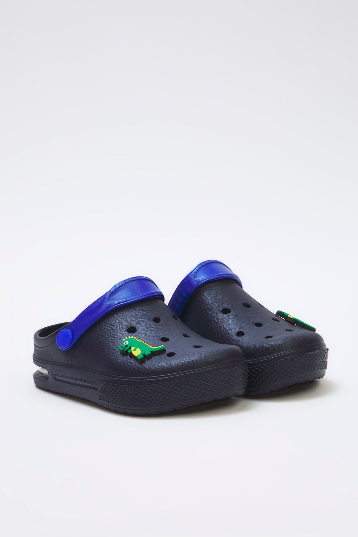 Boys' Navy Light-Up Crocodile Closed-Toe Sandals