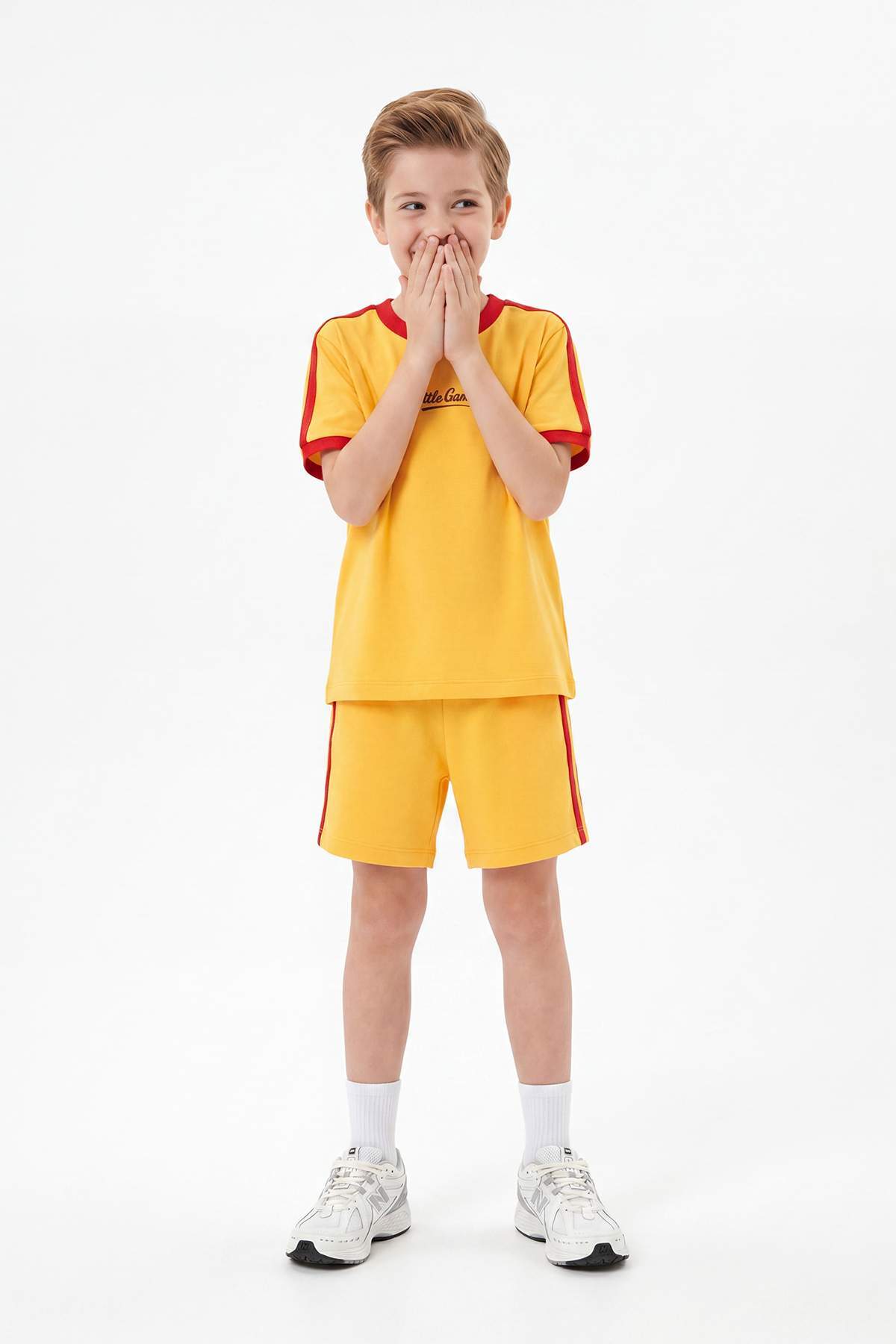 Boys' Navy Sport-Theme Two-Piece Set